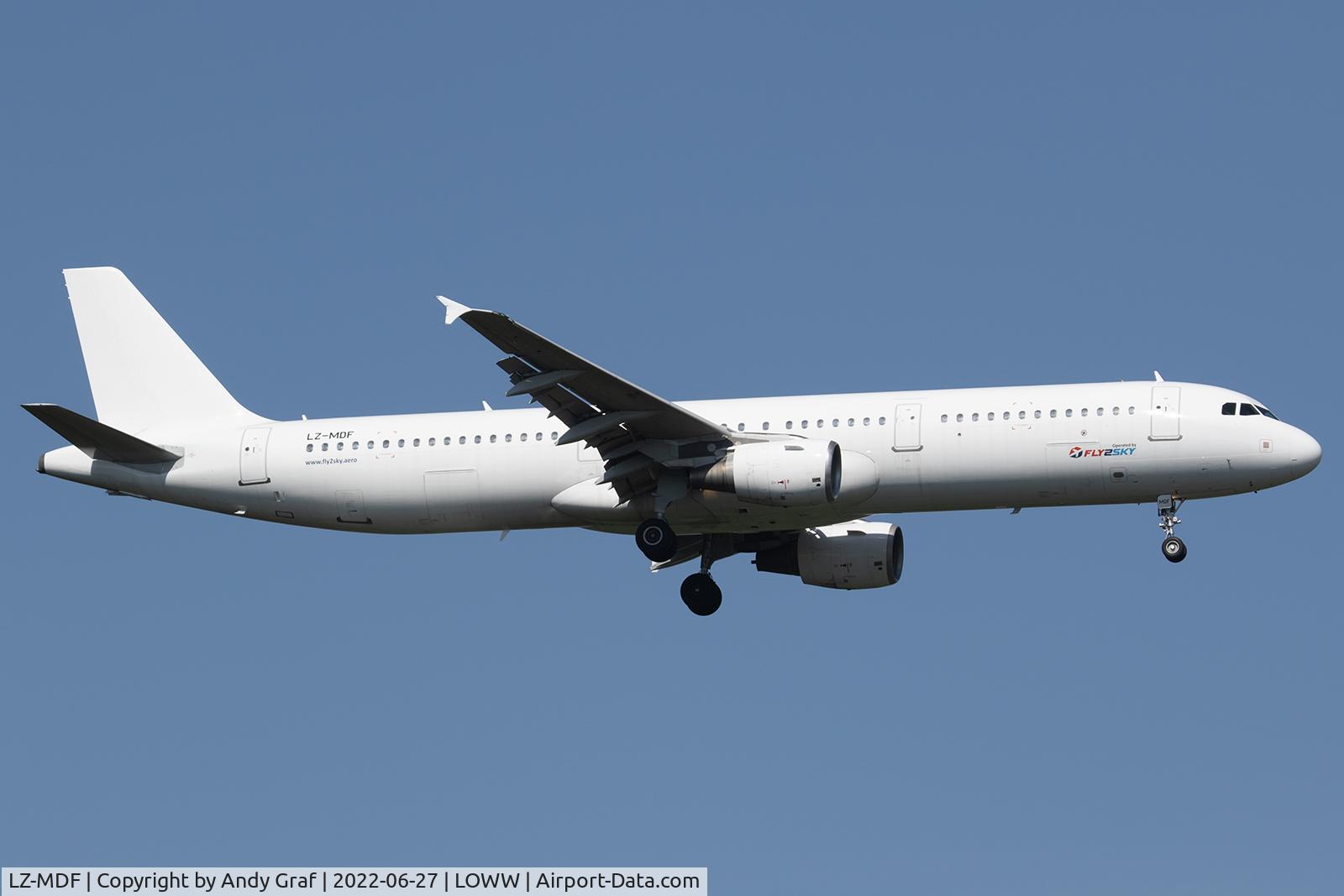 LZ-MDF, 2001 Airbus A321-211 C/N 1451, Fly2Sky A321