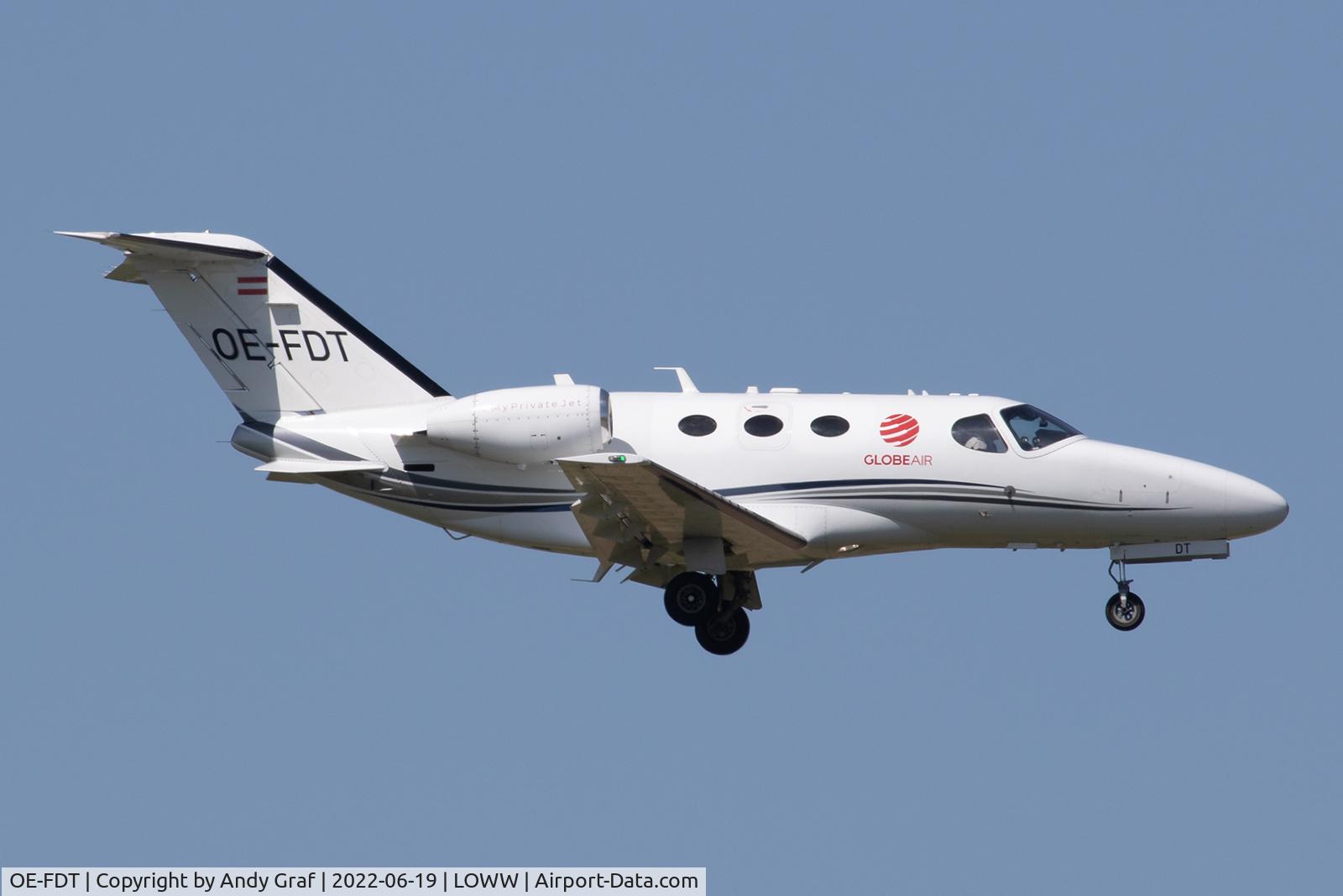 OE-FDT, 2009 Cessna 510 Citation Mustang Citation Mustang C/N 510-0156, Globeair Cessna 510