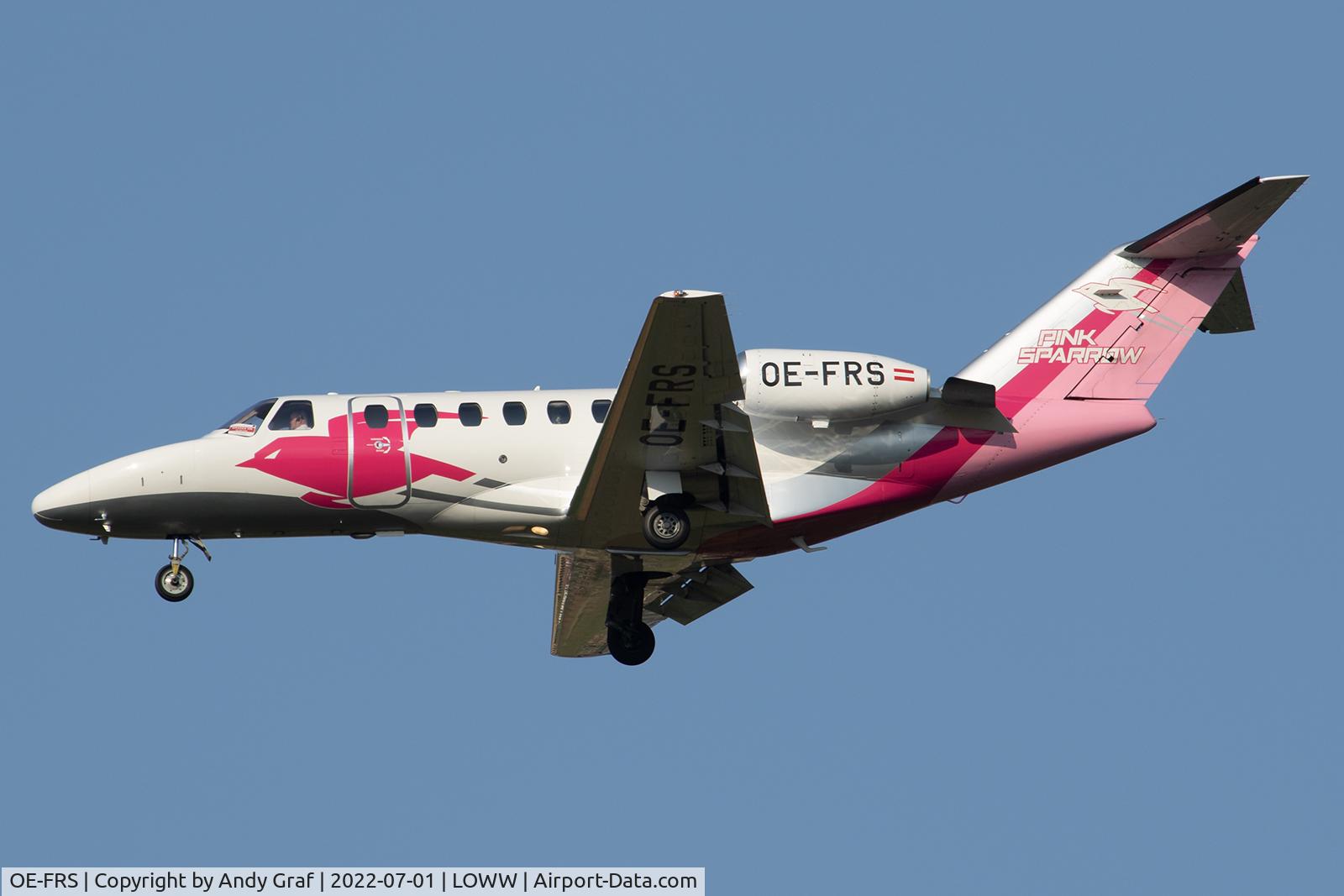 OE-FRS, 2001 Cessna 525A CitationJet CJ2 C/N 525A-0029, Pink Sparrow Cessna 525