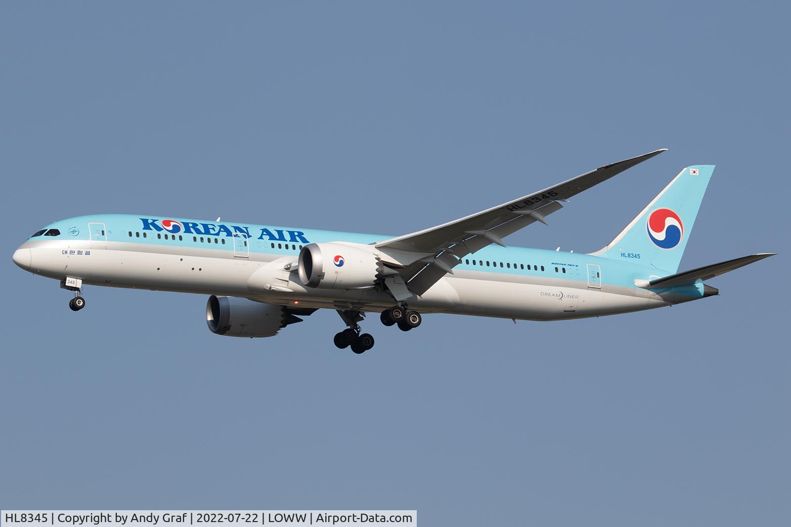 HL8345, 2018 Boeing 787-9 Dreamliner Dreamliner C/N 34819, Korean Air 787-9