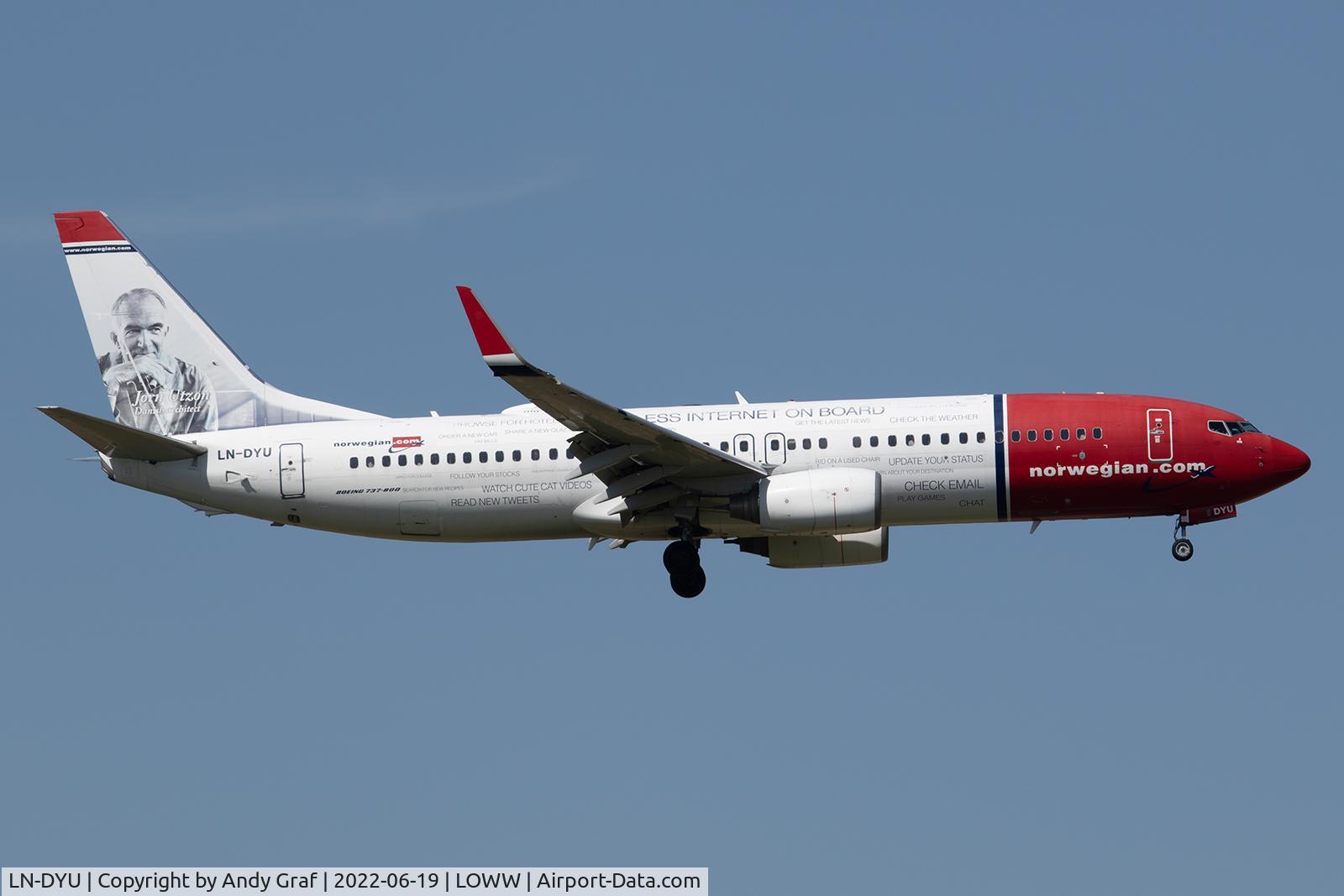 LN-DYU, 2011 Boeing 737-8JP C/N 39008, Norwegian 737-800