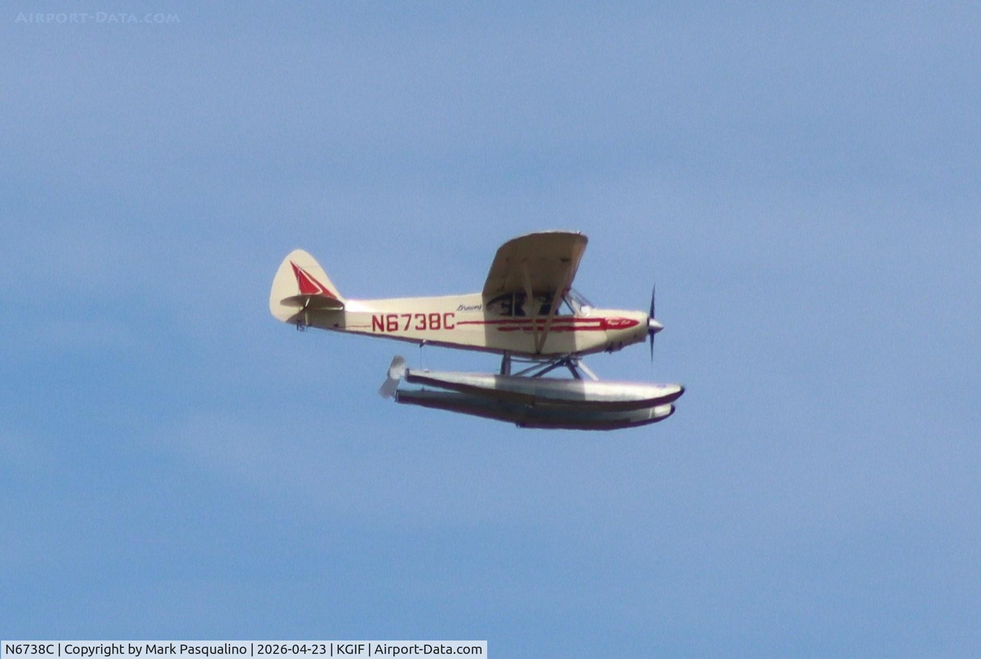 N6738C, Piper PA-18 C/N 182134, Piper PA-18