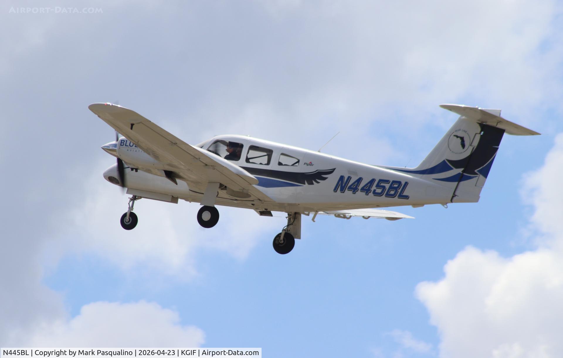 N445BL, 2025 Piper PA-44-180 Seminole C/N 4496599, Piper PA-44-180