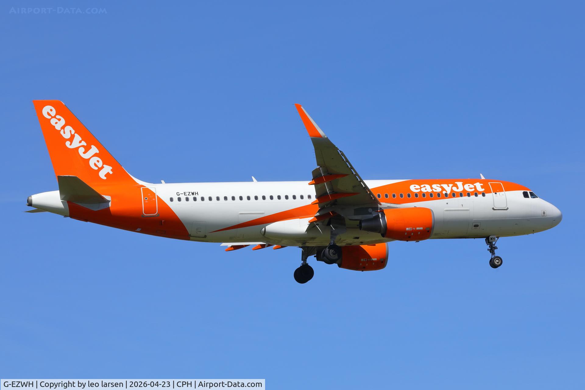 G-EZWH, 2013 Airbus A320-214 C/N 5542, Copenhagen 23.4.2026