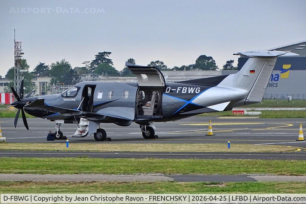 D-FBWG, 2023 Pilatus PC-12/47E NGX C/N 2331, Hamburg (HAM)	Bordeaux (BOD)	(DFBWG)