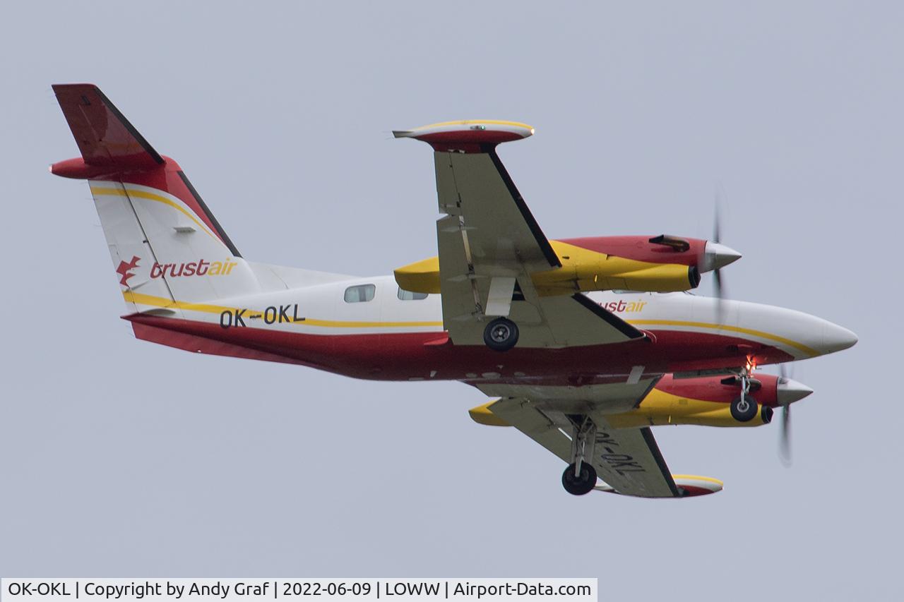 OK-OKL, 1981 Piper PA-42-720 Cheyenne III C/N 42-8001060, Trustair Piper 42