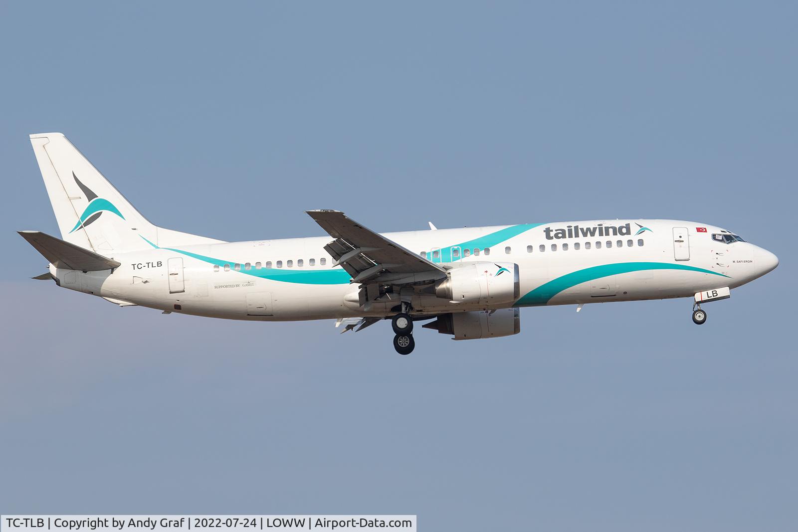 TC-TLB, 1993 Boeing 737-4Q8 C/N 25108, Tailwind 737-400