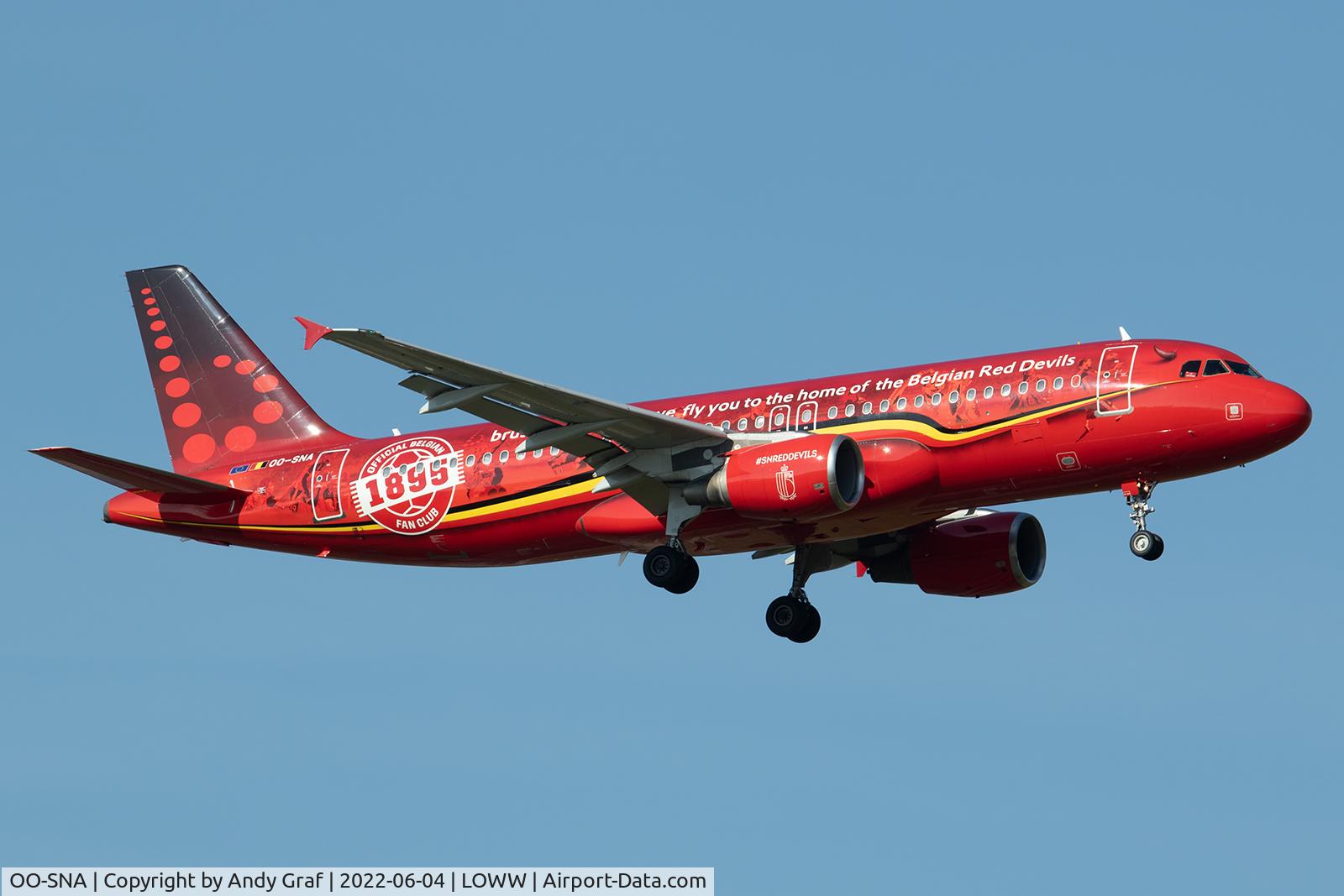 OO-SNA, 2001 Airbus A320-214 C/N 1441, Brussel Airlines A320