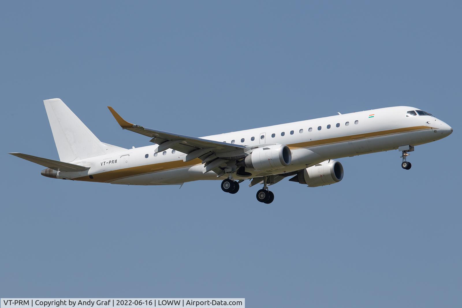 VT-PRM, 2013 Embraer EMB-190 C/N 19000571, Mytria Aviation EMB190