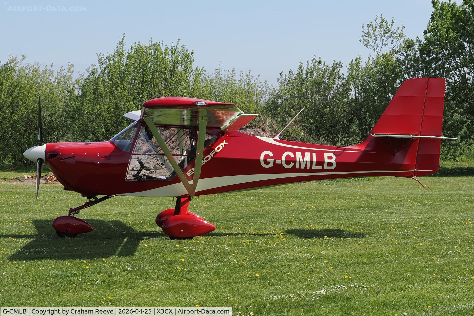 G-CMLB, 2023 Aeropro Eurofox 3K C/N 66523, Parked at Northrepps.