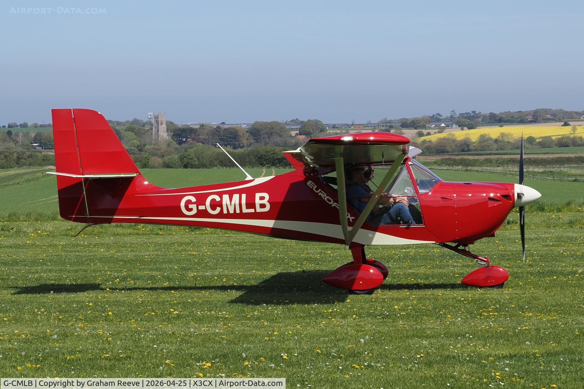 G-CMLB, 2023 Aeropro Eurofox 3K C/N 66523, Just landed at Northrepps.