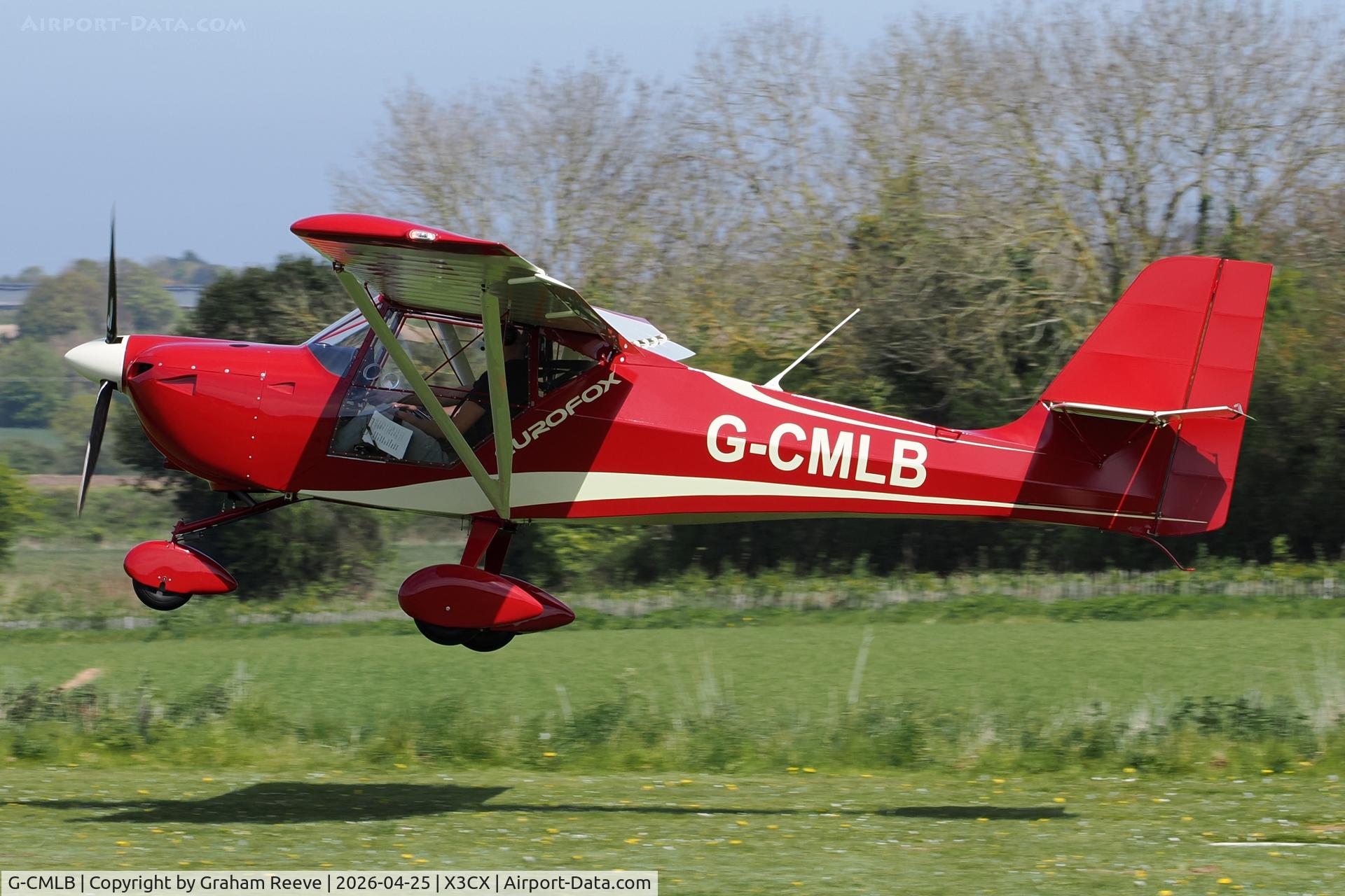 G-CMLB, 2023 Aeropro Eurofox 3K C/N 66523, Landing at Northrepps.