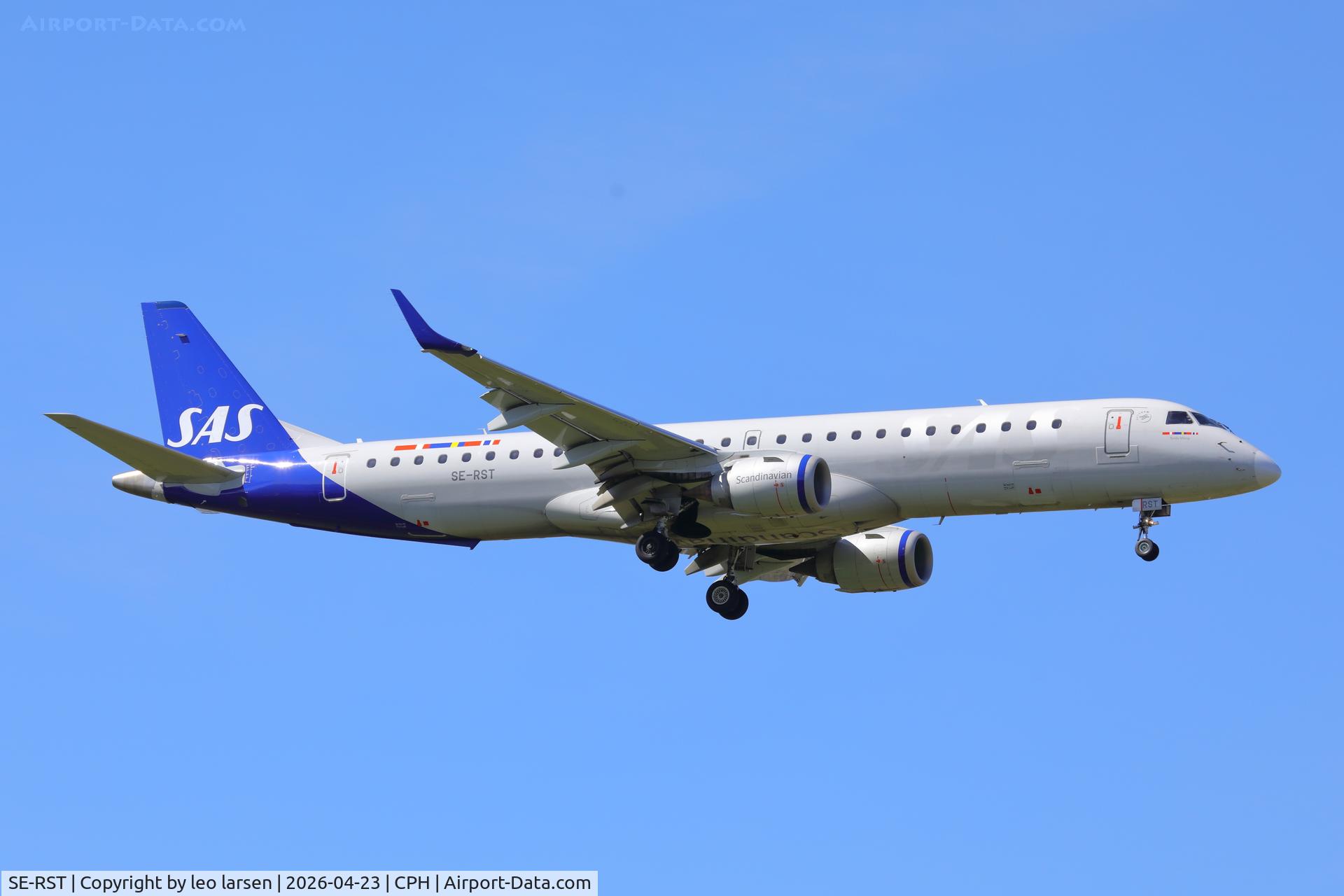 SE-RST, 2011 Embraer ERJ195LR (ERJ 190-200LR9 C/N 19000452, Copenhagen 23.4.2026