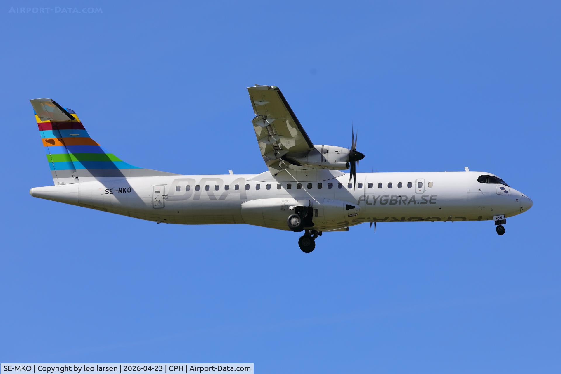 SE-MKO, 2018 ATR 72-600 (72-212A), c/n 1528, Copenhagen 23.4.2026
