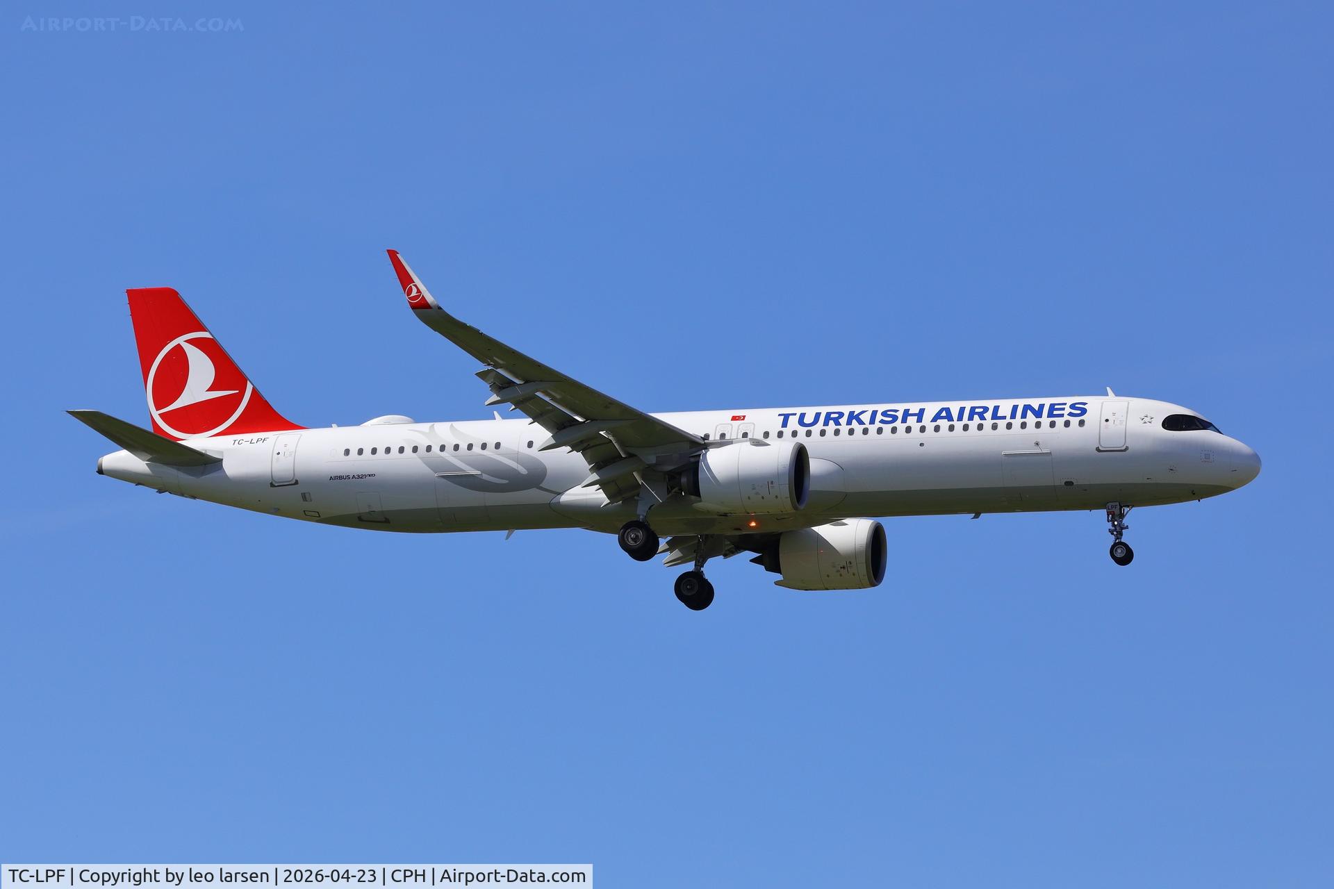 TC-LPF, 2024 Airbus A321-271 NX C/N 12077, Copenhagen 23.4.2026