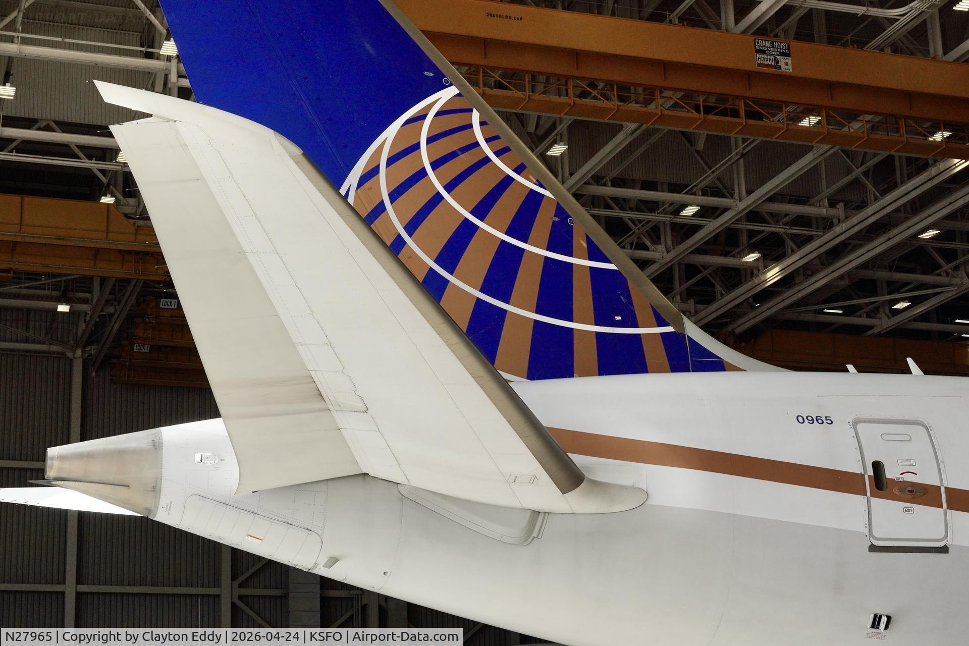 N27965, 2016 Boeing 787-9 Dreamliner C/N 37815, SFO 2026