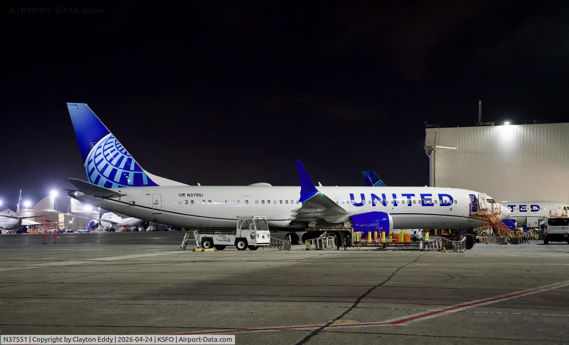 N37551, 2023 Boeing 737-9 MAX C/N 67181, SFO 2026