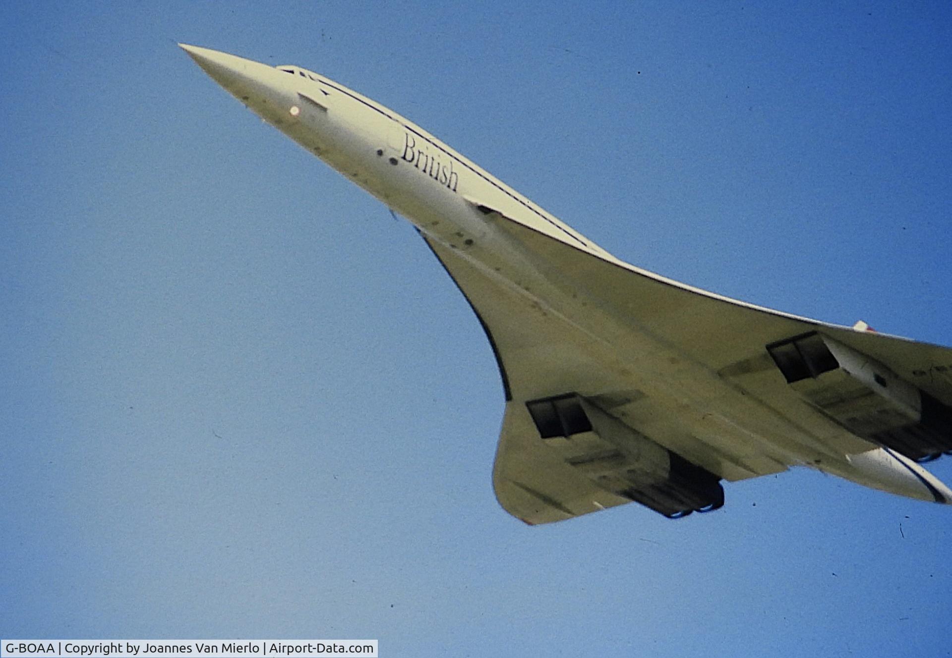G-BOAA, 1974 Aerospatiale-BAC Concorde 1-102 C/N 100-006, ex-slide