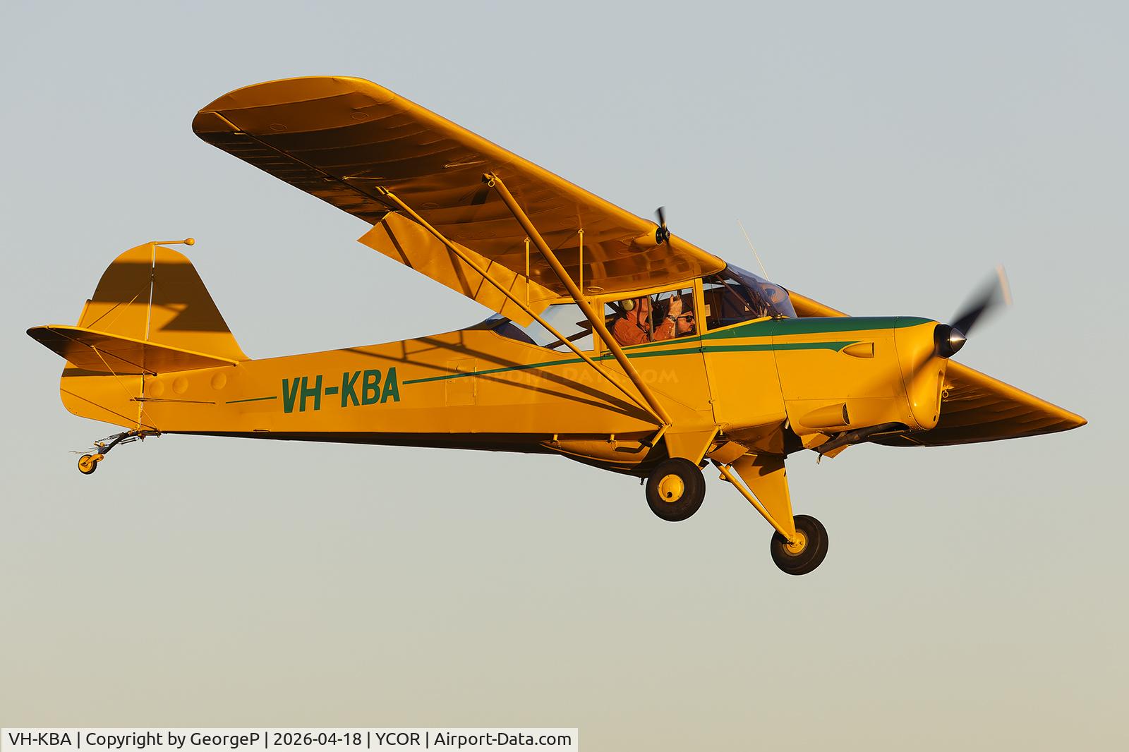 VH-KBA, 1950 Auster J-5 Adventurer C/N 2895, Antique Aeroplane Assn of Australia National Fly-in.