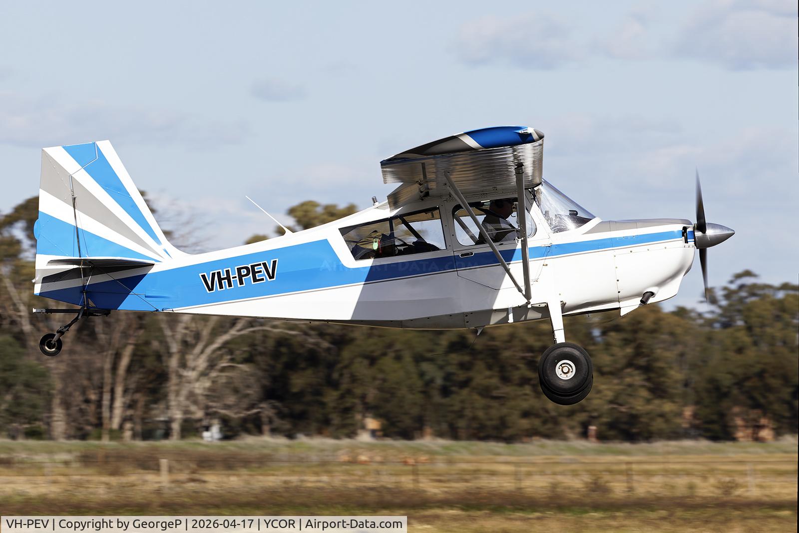 VH-PEV, 1980 American Champion 8GCBC Scout C/N 351-80, Antique Aeroplane Assn of Australia National Fly-in.