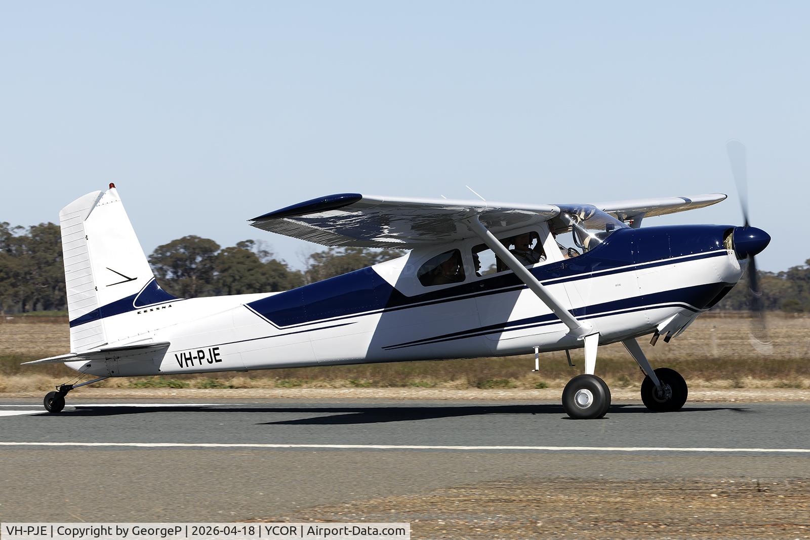VH-PJE, 1954 Cessna 180 C/N 31130, Antique Aeroplane Assn of Australia National Fly-in.