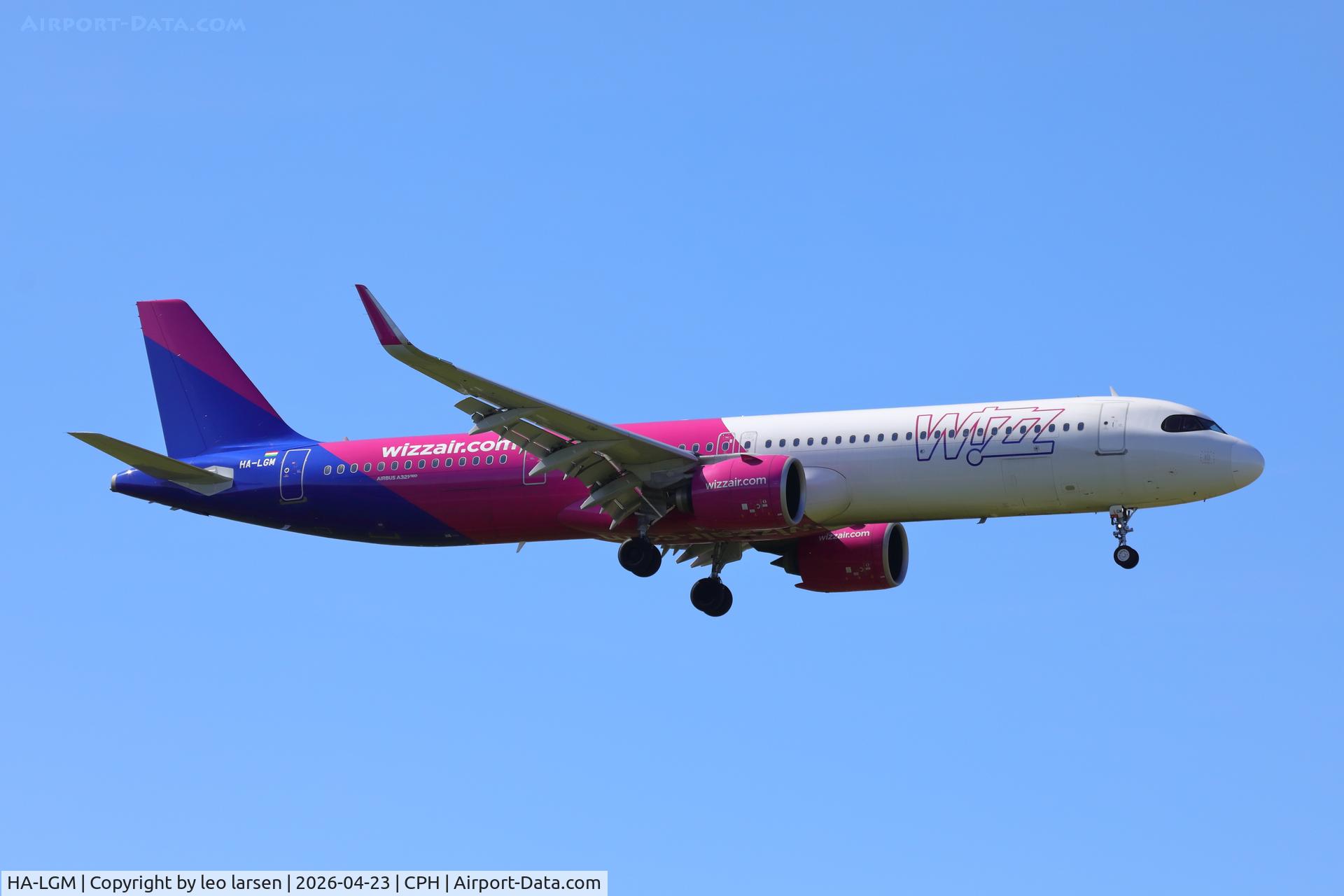 HA-LGM, 2024 Airbus A321-271NX NEO C/N 11867, Copenhagen 23.4.2026