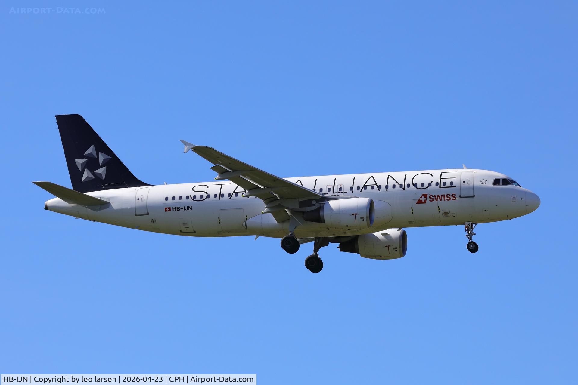 HB-IJN, 1996 Airbus A320-214 C/N 643, Copenhagen 23.4.2026