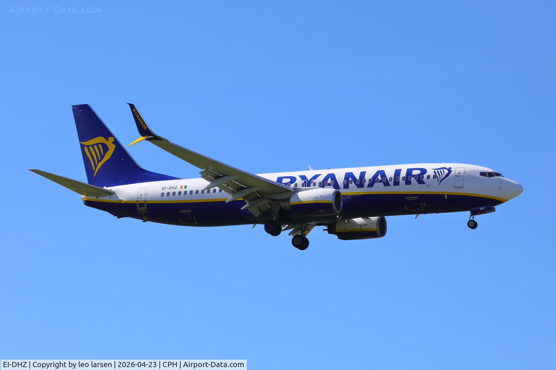 EI-DHZ, 2005 Boeing 737-8AS C/N 33583, Copenhagen 23.4.2026