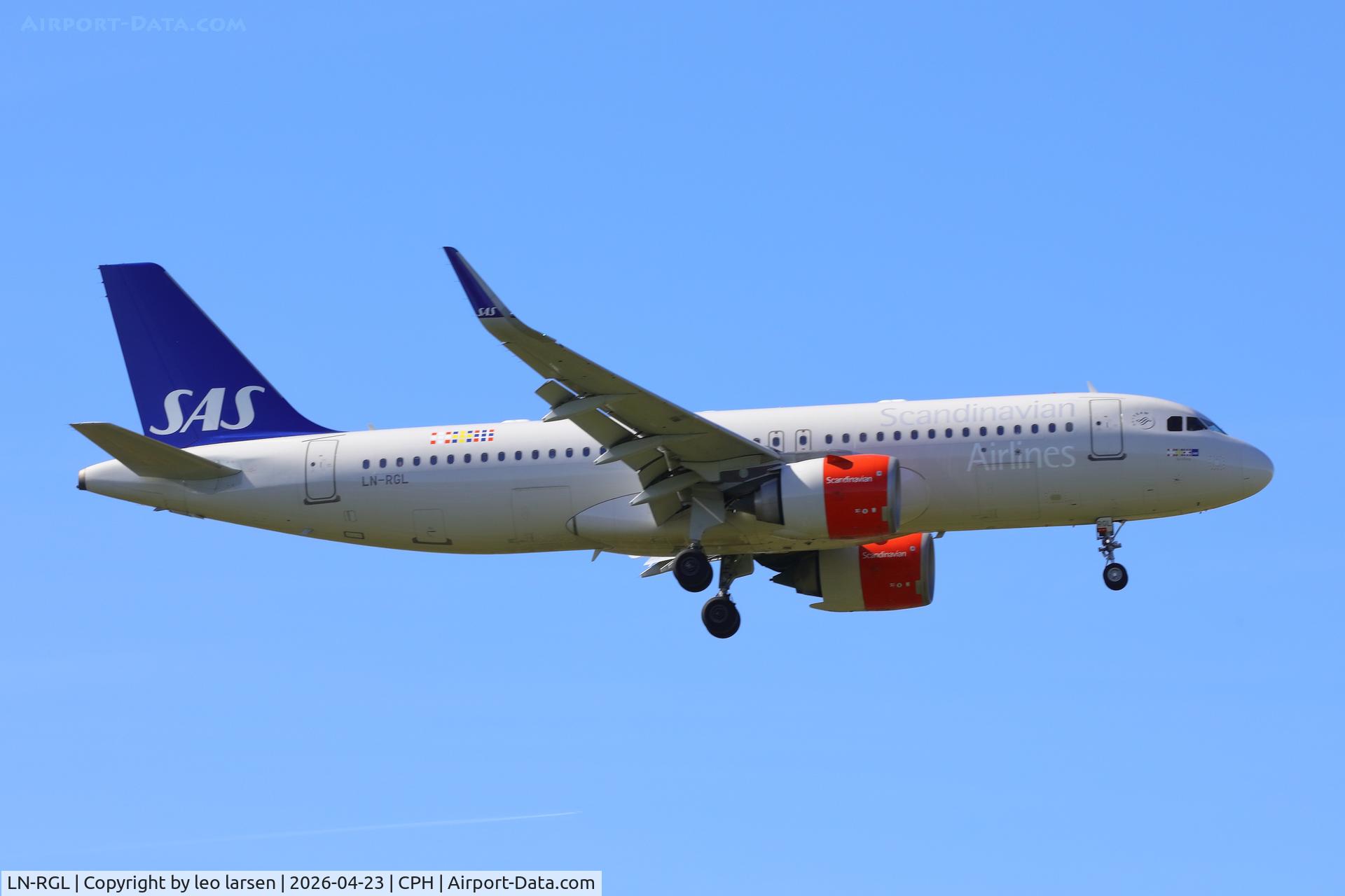 LN-RGL, 2016 Airbus A320-251NEO C/N 7290, Copenhagen 23.4.2026