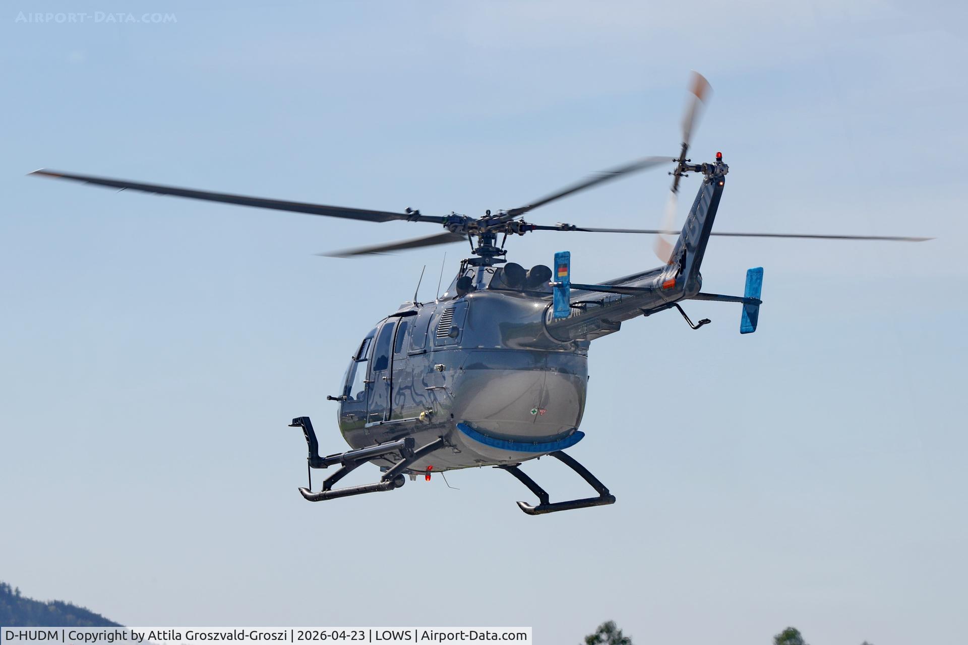D-HUDM, MBB Bo-105CBS-5 C/N S-883, LOWS - Salzburg Airport, Salzburg Austria