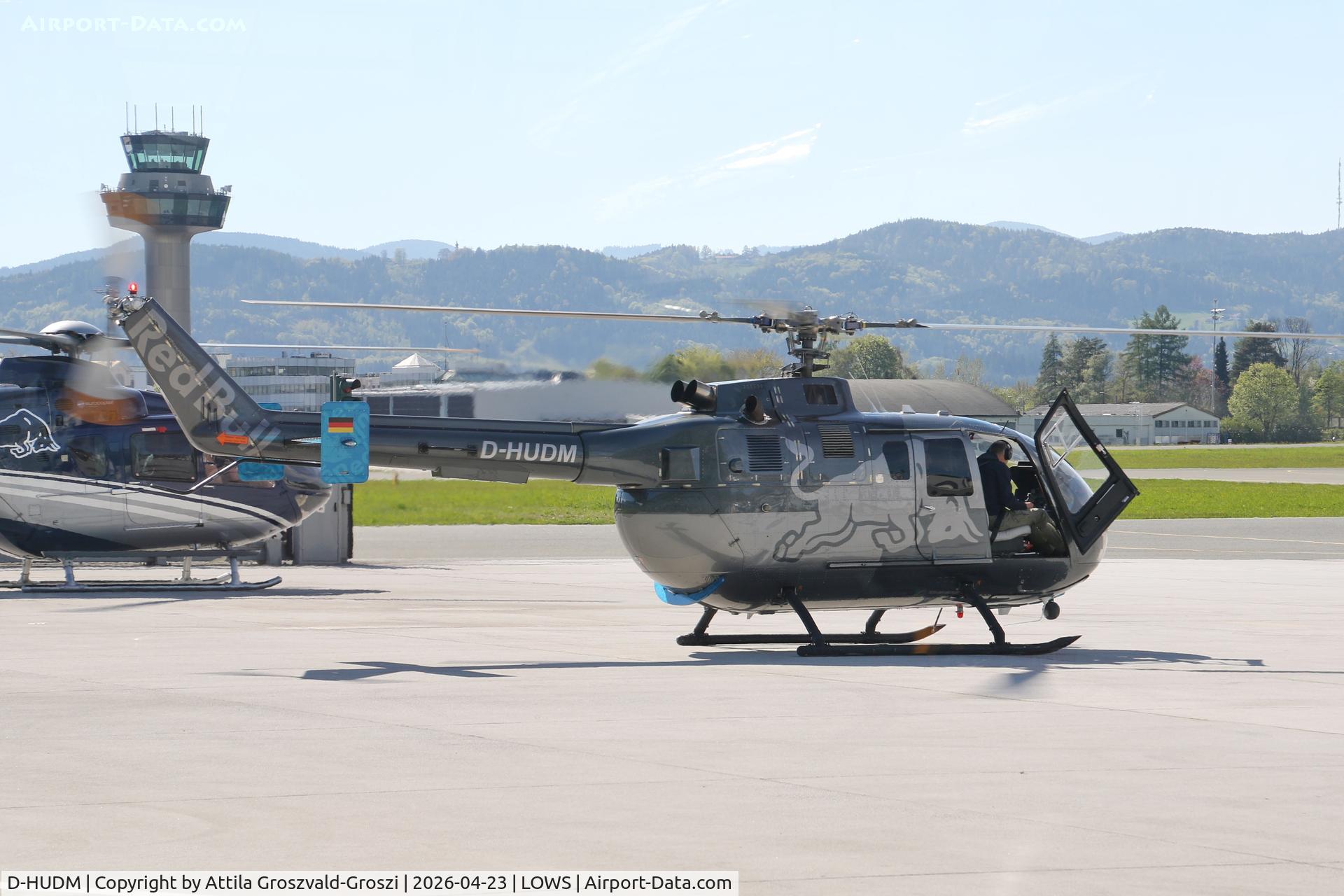 D-HUDM, MBB Bo-105CBS-5 C/N S-883, LOWS - Salzburg Airport, Salzburg Austria