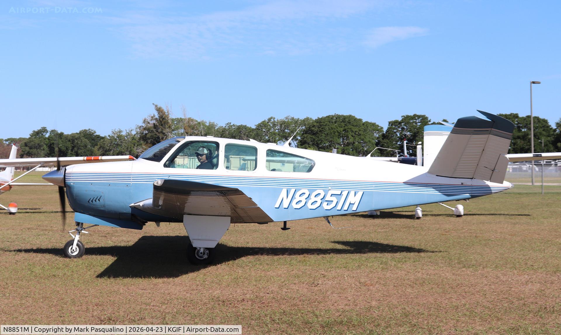N8851M, 1964 Beech S35 Bonanza C/N D-7362, Beech S35