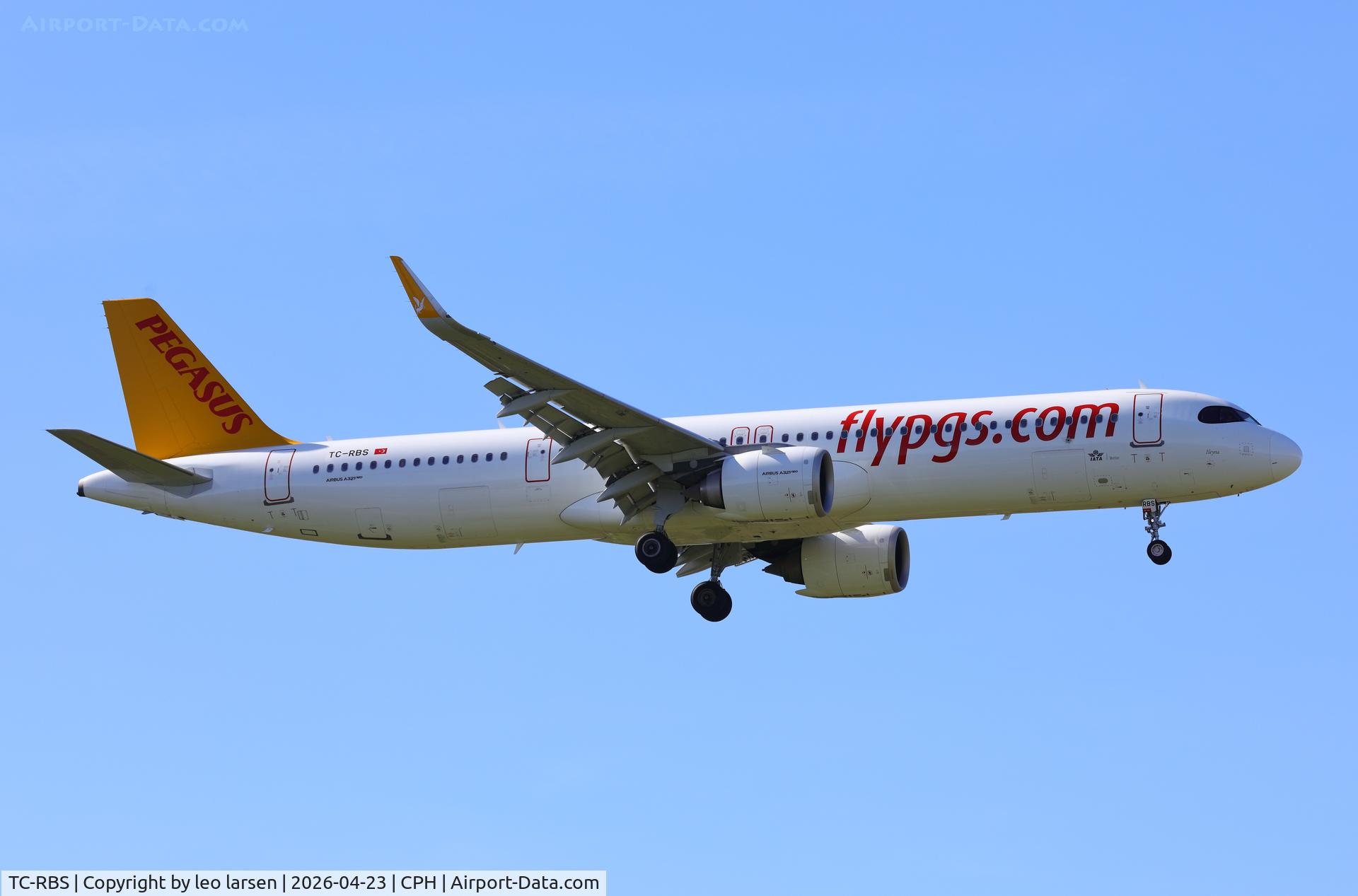TC-RBS, 2022 Airbus A321-251NX C/N 10953, Copenhagen 23.4.2026