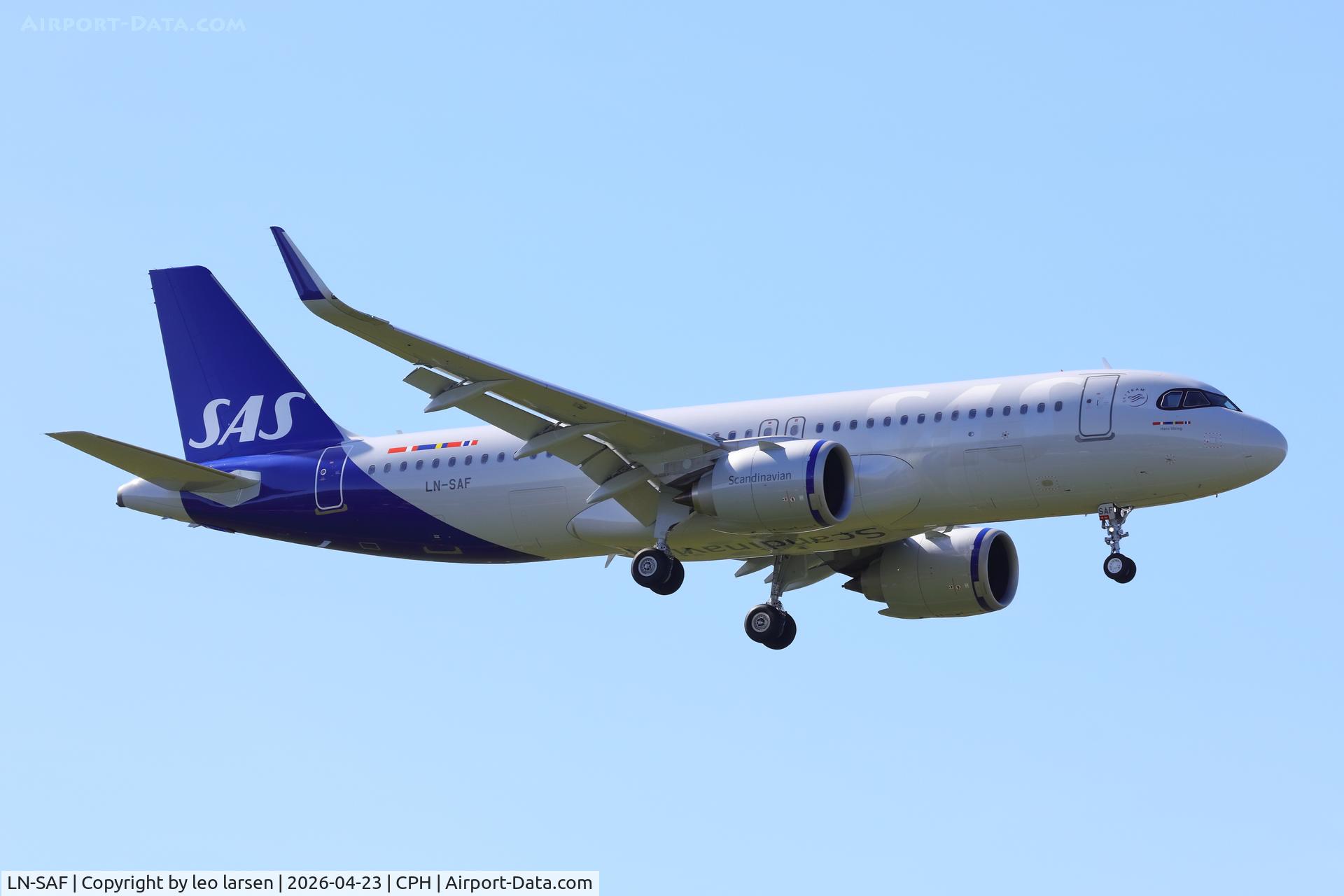 LN-SAF, 2026 Airbus A320-251N C/N 13113, Copenhagen 23.4.2026
