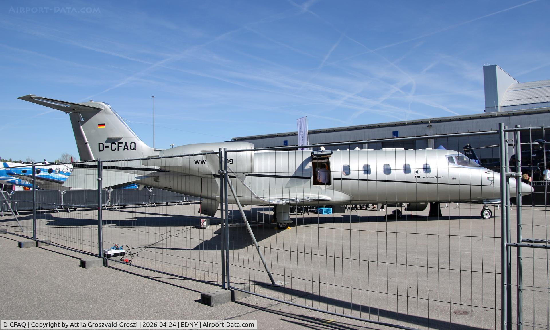 D-CFAQ, 2006 Learjet 60 C/N 60-312, EDNY - Bodensee Airport Friedrichshafen, Germany. AERO 2026