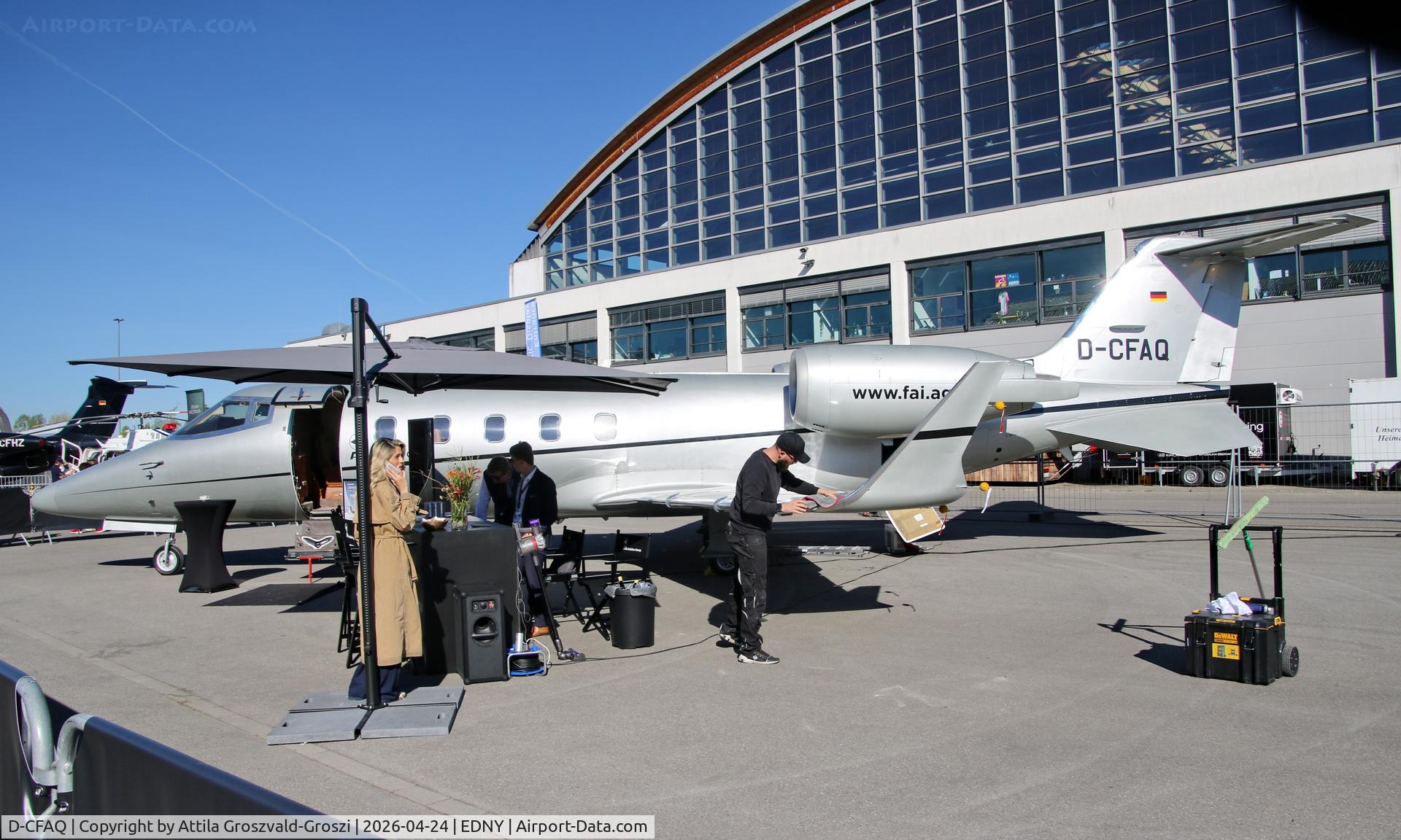 D-CFAQ, 2006 Learjet 60 C/N 60-312, EDNY - Bodensee Airport Friedrichshafen, Germany. AERO 2026