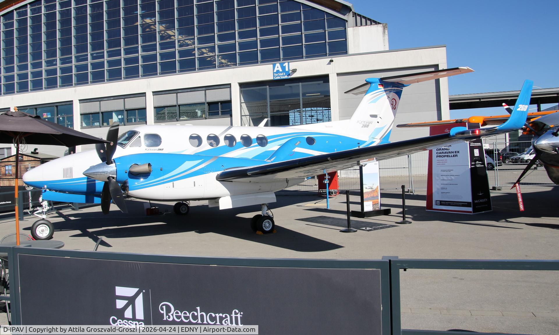 D-IPAV, 2023 Beechcraft B200GT Super King Air 260 C/N BY-454, EDNY - Bodensee Airport Friedrichshafen, Germany. AERO 2026
