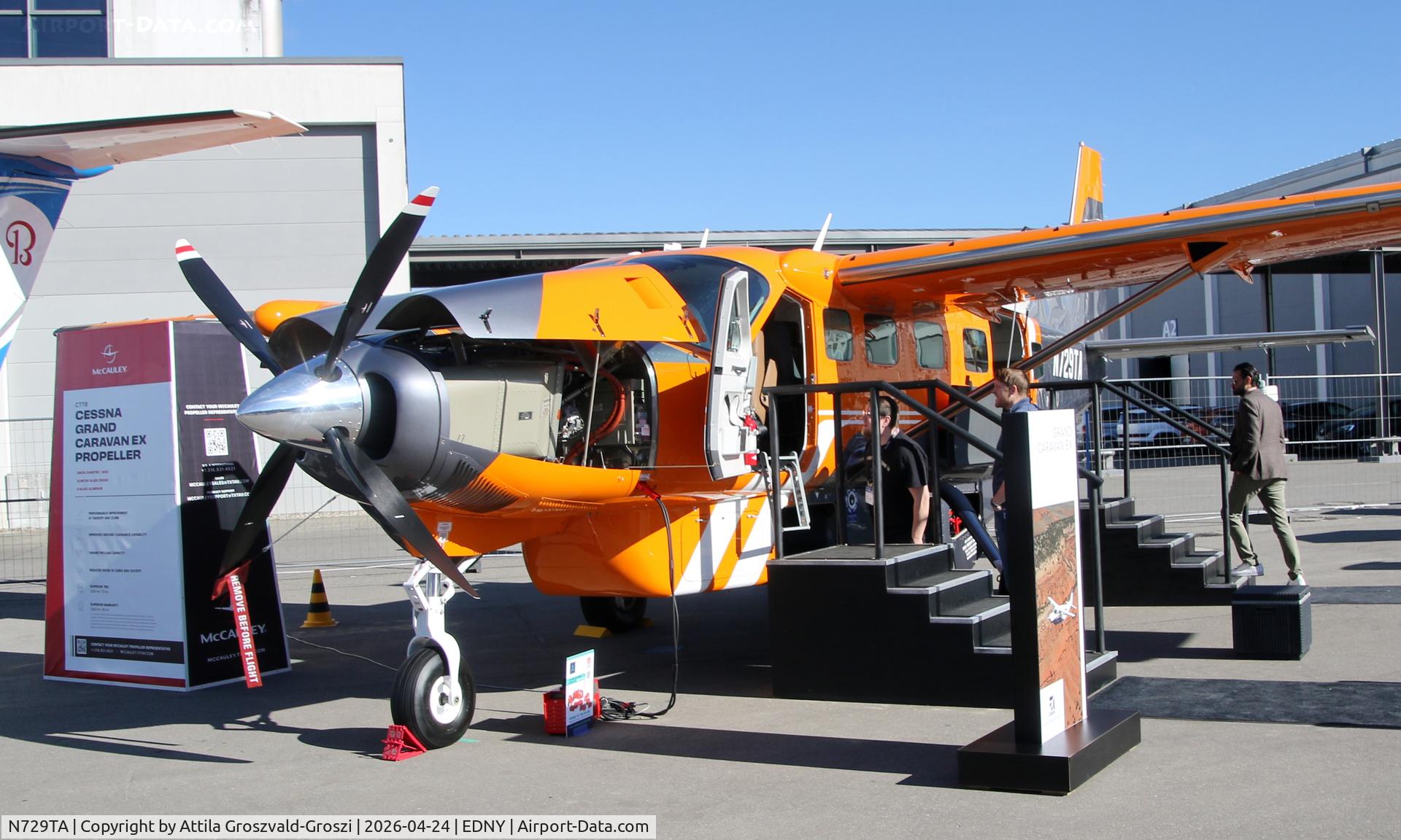 N729TA, 2026 Cessna 208B Grand Caravan EX C/N 208B5939, EDNY - Bodensee Airport Friedrichshafen, Germany. AERO 2026