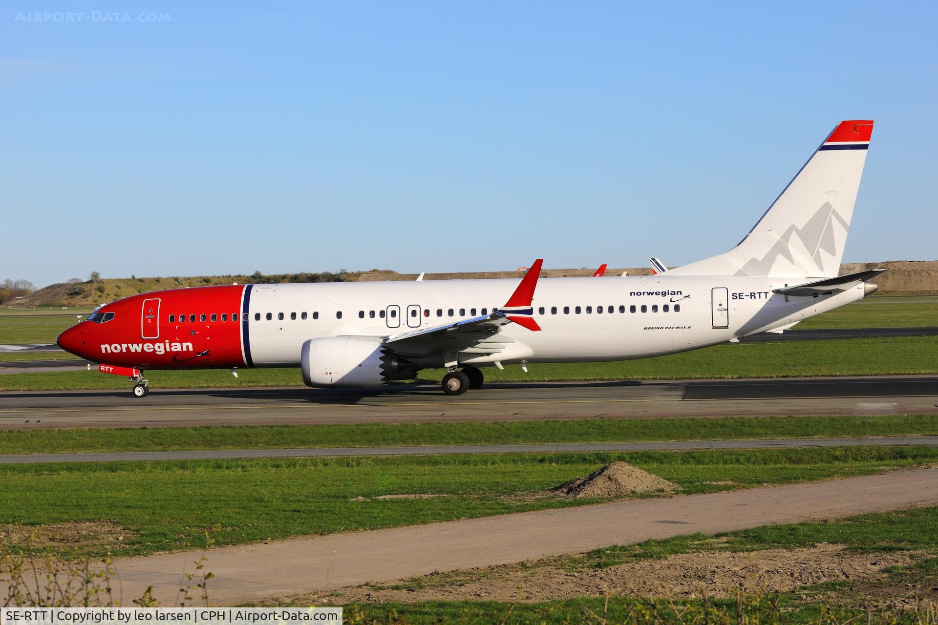 SE-RTT, 2025 Boeing B-737-8 Max C/N 43569, Copenhagen 23.4.2026