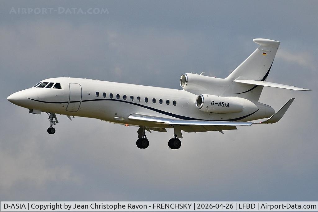 D-ASIA, 2025 DASSAULT AVIATION Falcon 900LX C/N 338, Nice (NCE)	Bordeaux (BOD)	(LUA828K)