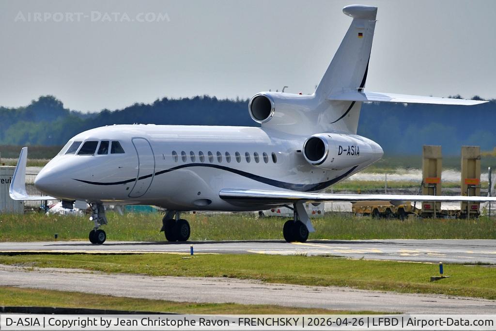 D-ASIA, 2025 DASSAULT AVIATION Falcon 900LX C/N 338, Nice (NCE)	Bordeaux (BOD)	(LUA828K)
