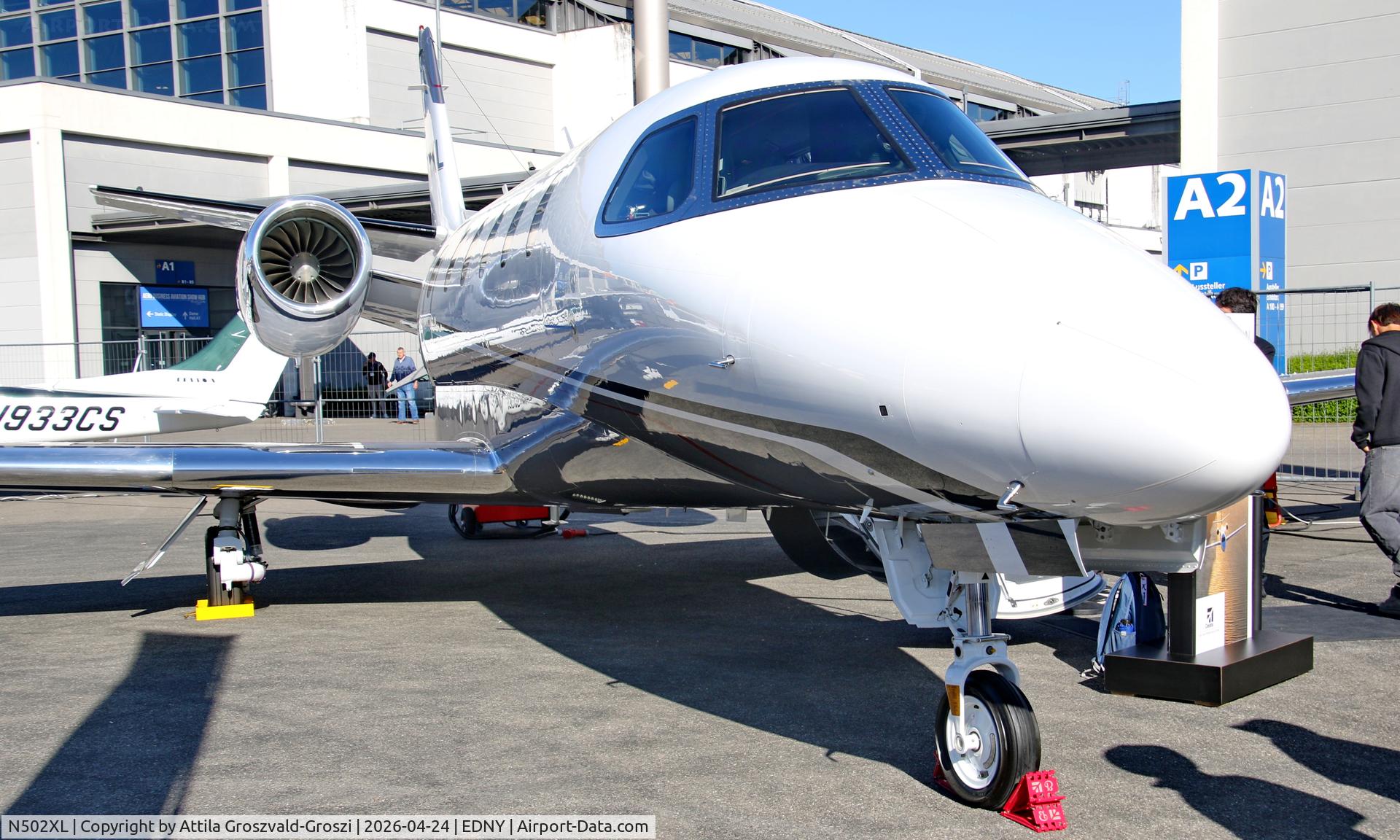 N502XL, 2026 Cessna 560 XLS Citation Ascend C/N 560-6502, EDNY - Bodensee Airport Friedrichshafen, Germany. AERO 2026