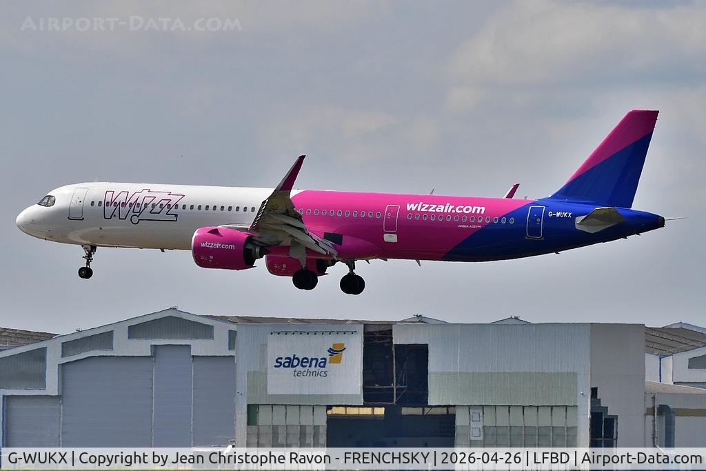 G-WUKX, 2023 Airbus A321-271NX C/N 11615, London (LTN)	Bordeaux (BOD)	W95415
