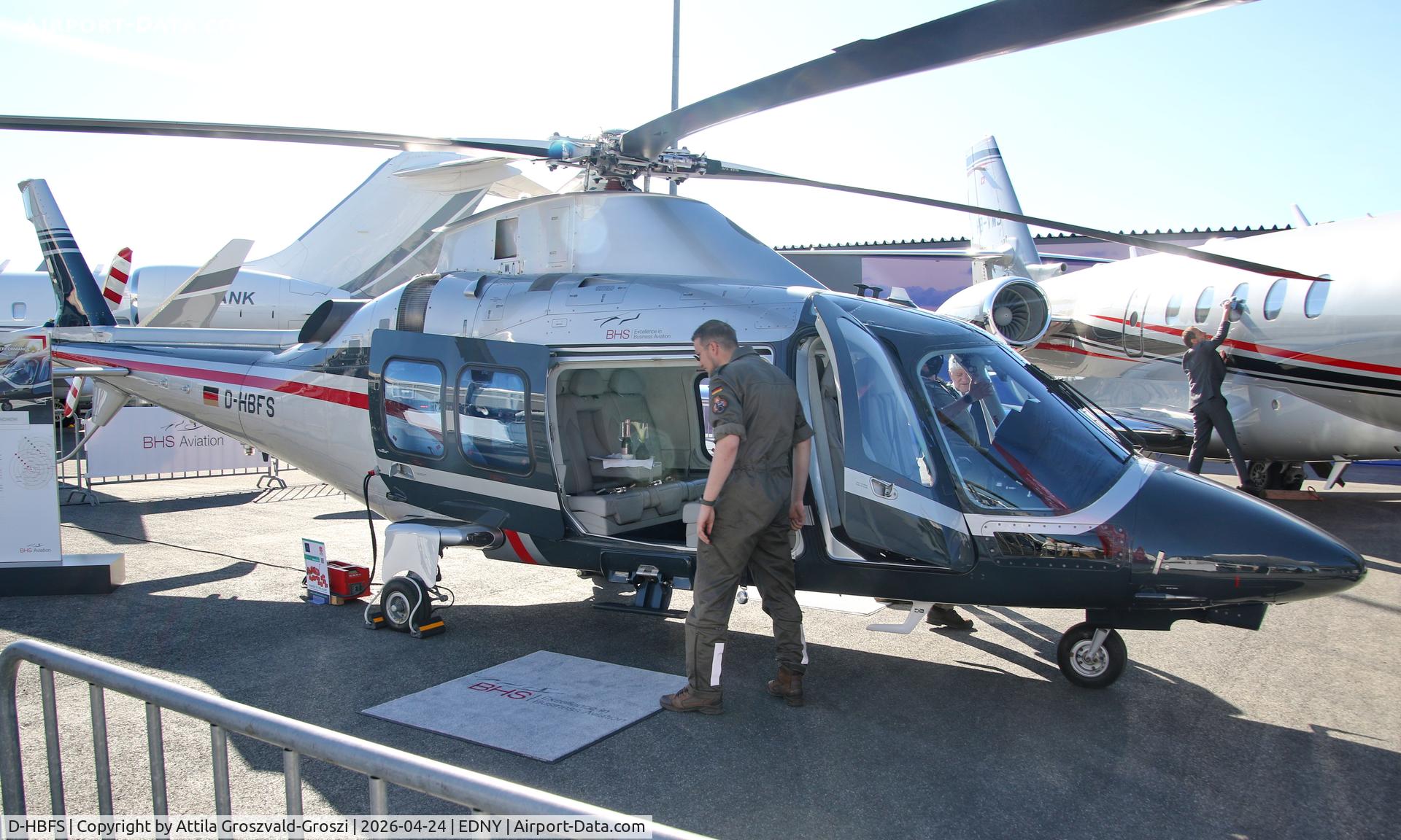 D-HBFS, AgustaWestland AW-109SP GrandNew C/N 22261, EDNY - Bodensee Airport Friedrichshafen, Germany. AERO 2026