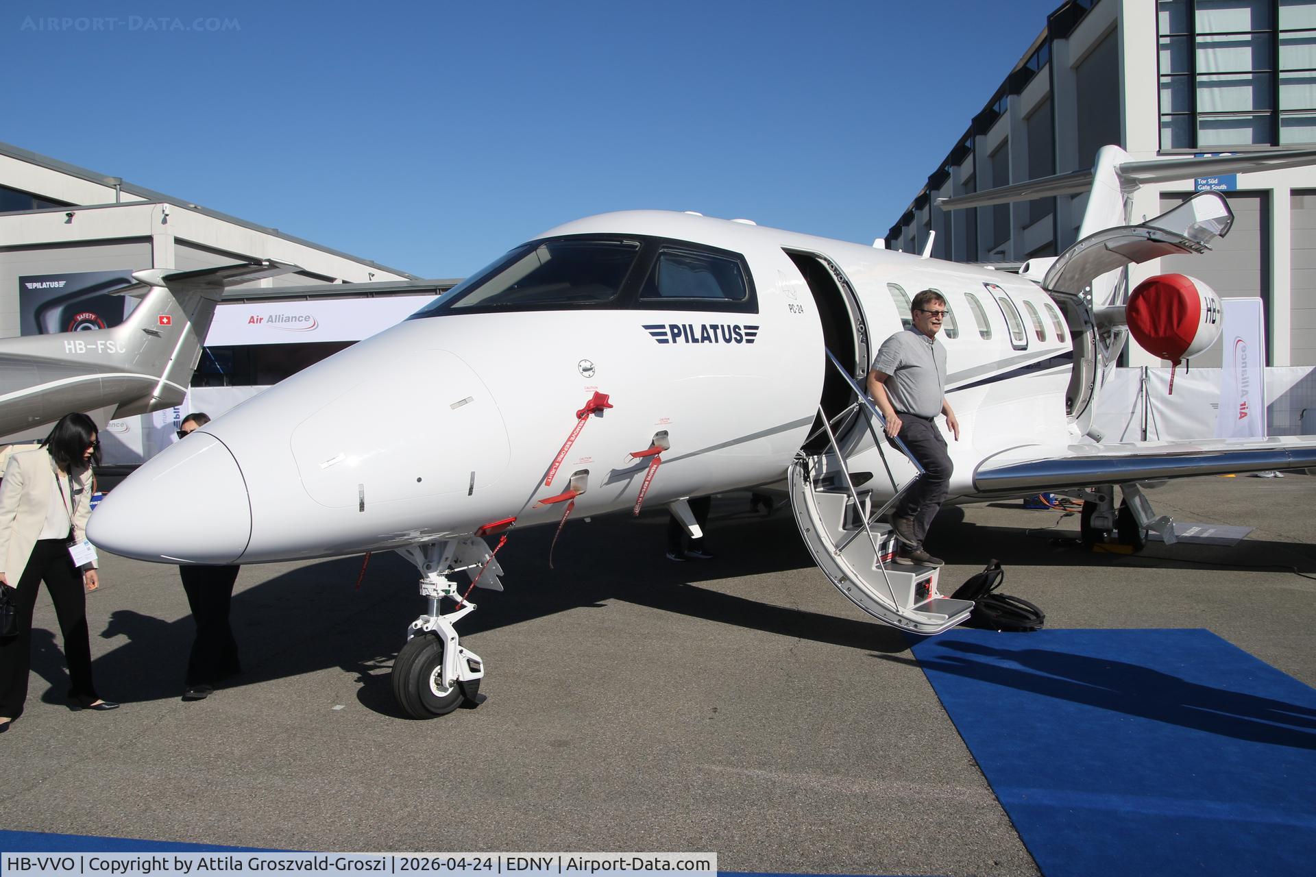 HB-VVO, 2026 Pilatus PC-24 C/N 612, EDNY - Bodensee Airport Friedrichshafen, Germany. AERO 2026