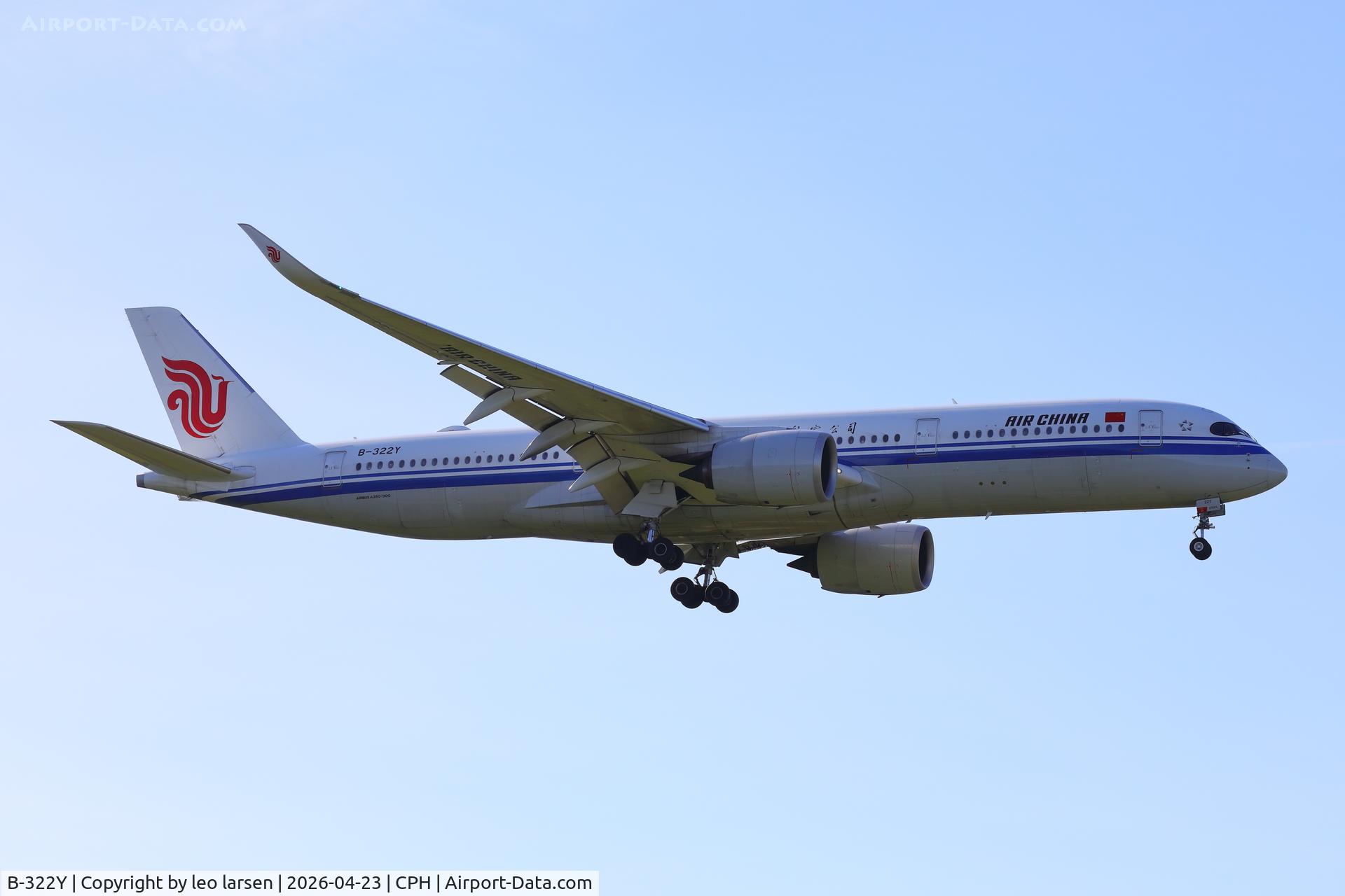 B-322Y, 2021 Airbus A350-941 C/N 474, Copenhagen 23.4.2026