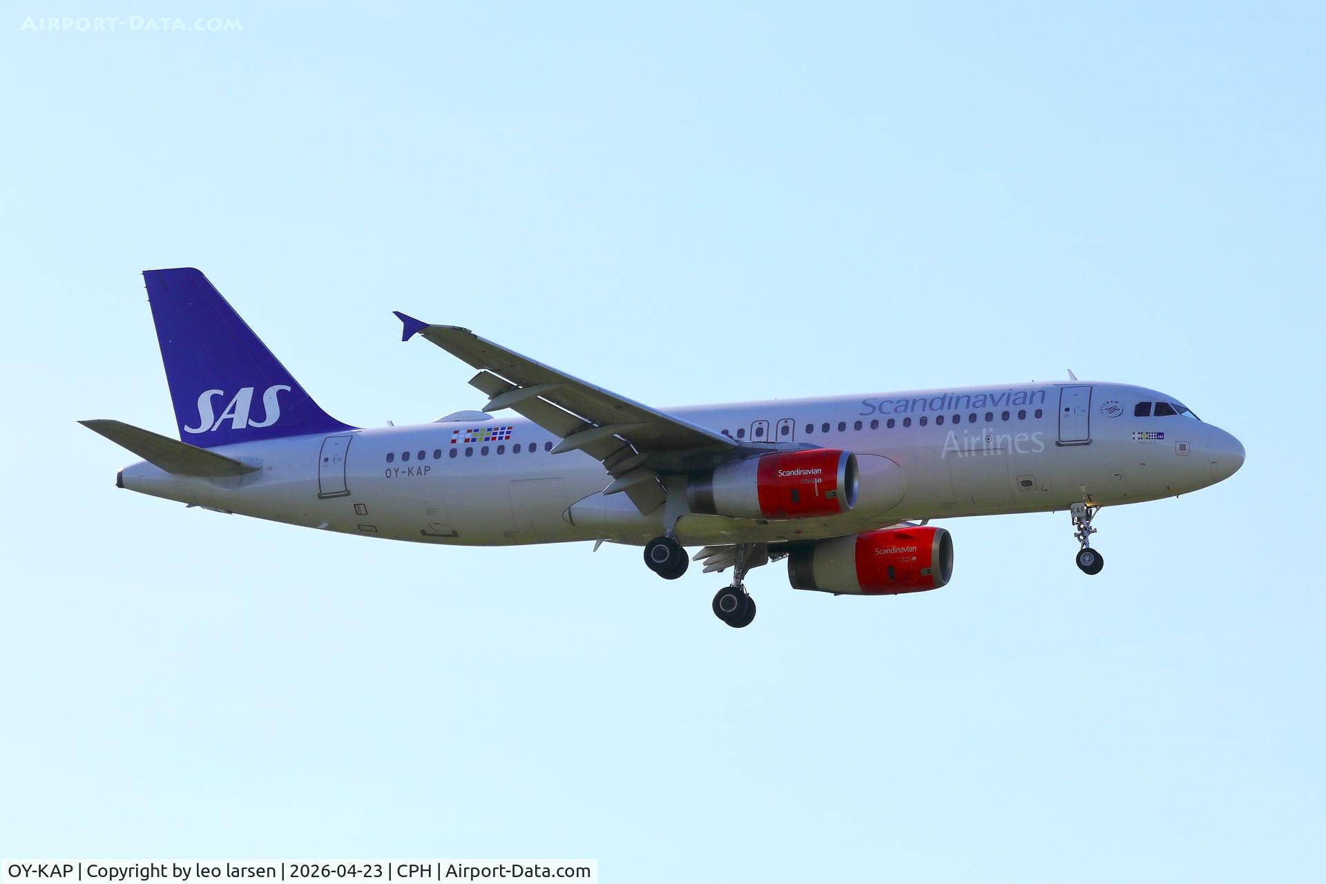 OY-KAP, 2007 Airbus A320-232 C/N 3086, Copenhagen 23.4.2026