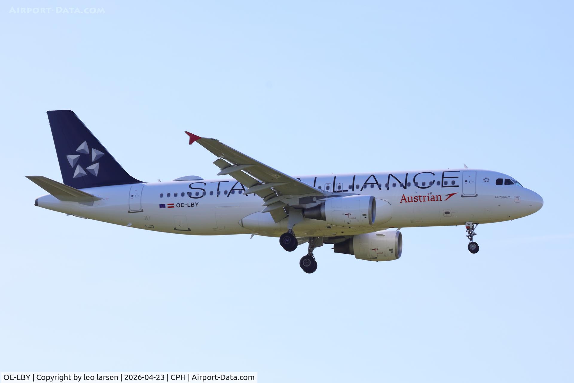 OE-LBY, 2012 Airbus A320-214 C/N 5122, Copenhagen 23.4.2026