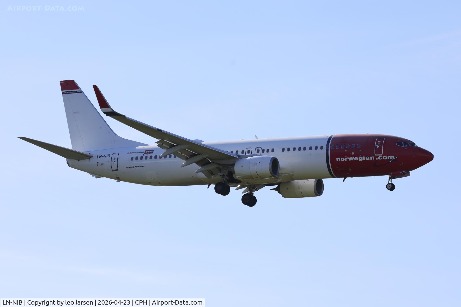 LN-NIB, 2011 Boeing 737-86J C/N 36879, Copenhagen 23.4.2026