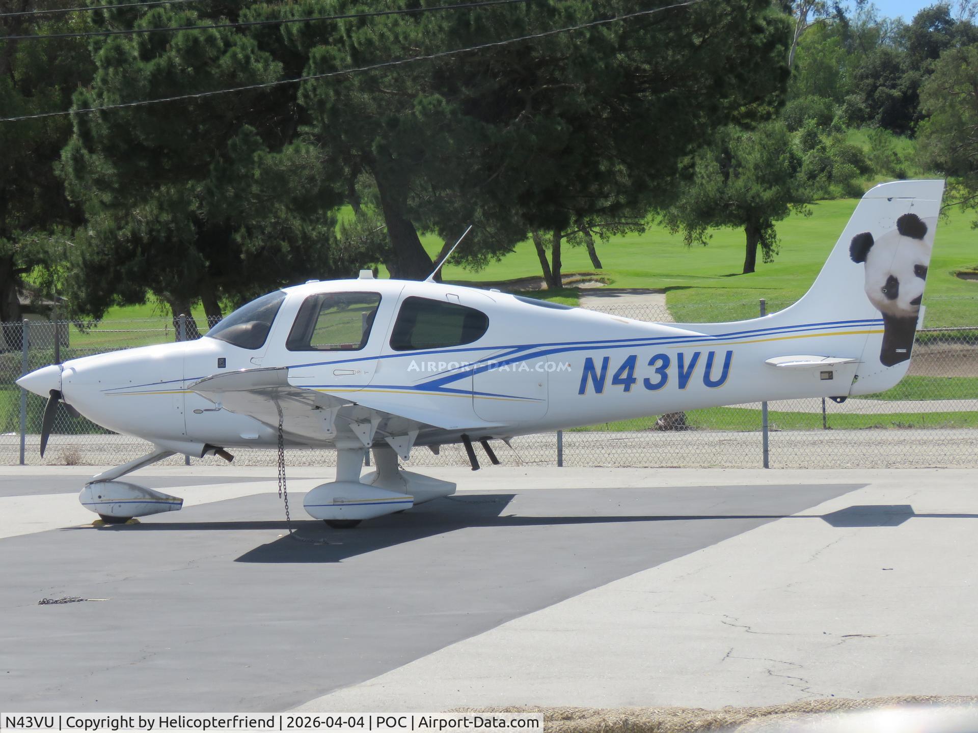 N43VU, 2018 Cirrus SR20 G6 C/N 2441, Parked near south gate